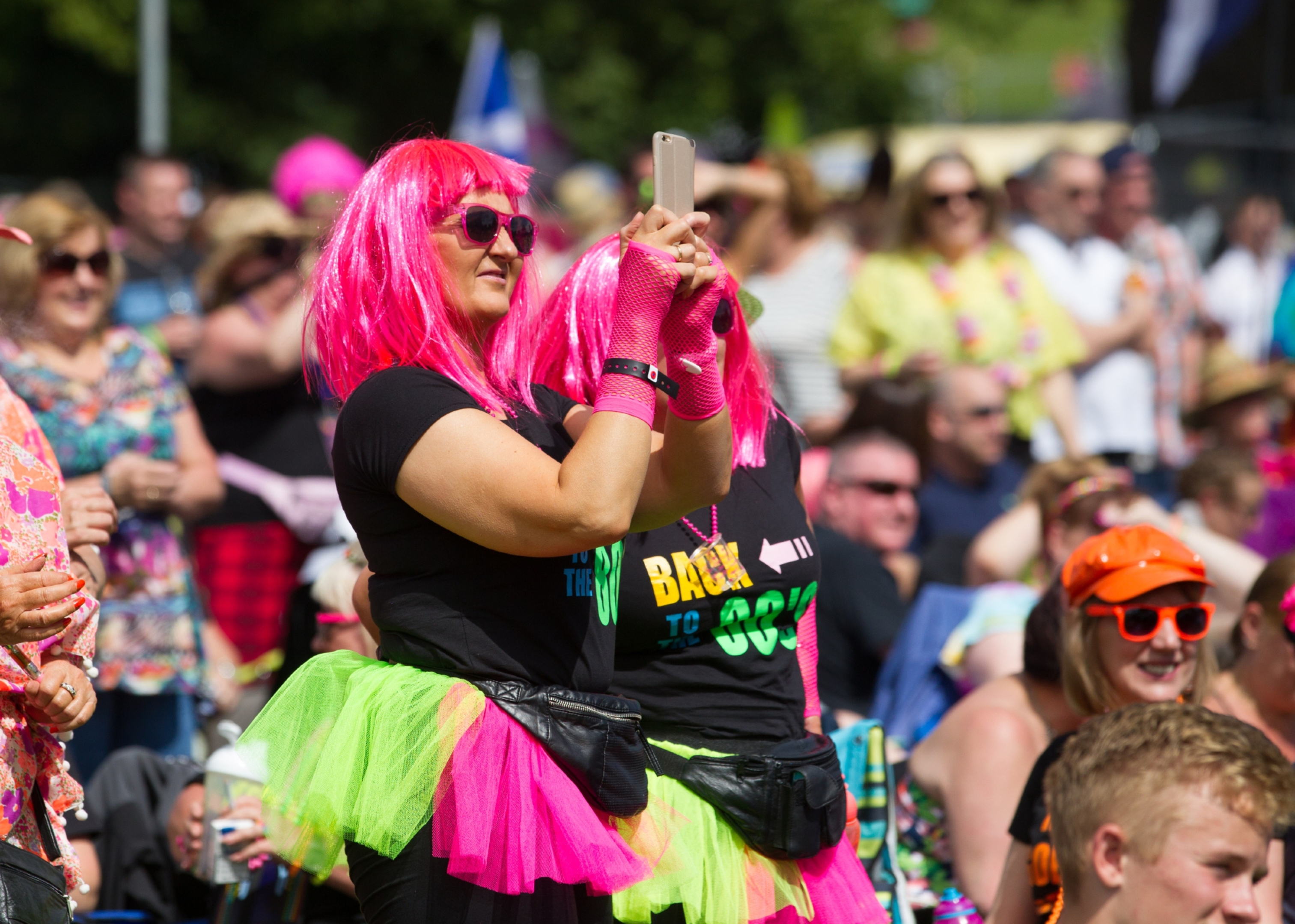 Crowds enjoying a previous Rewind Festival.