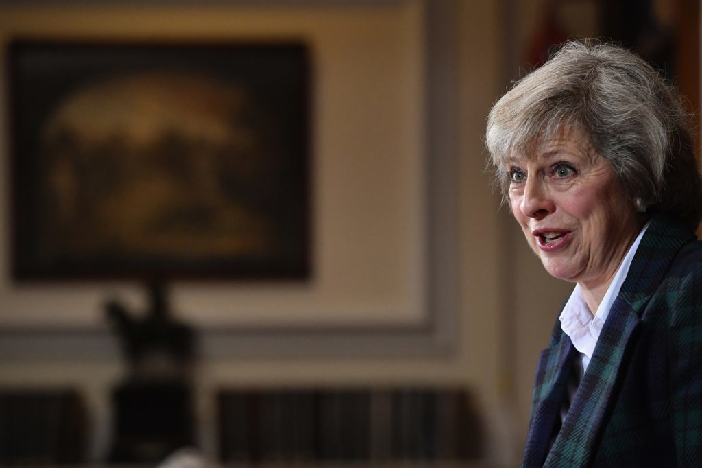 Theresa May.