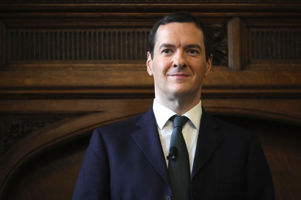 Chancellor George Osborne.