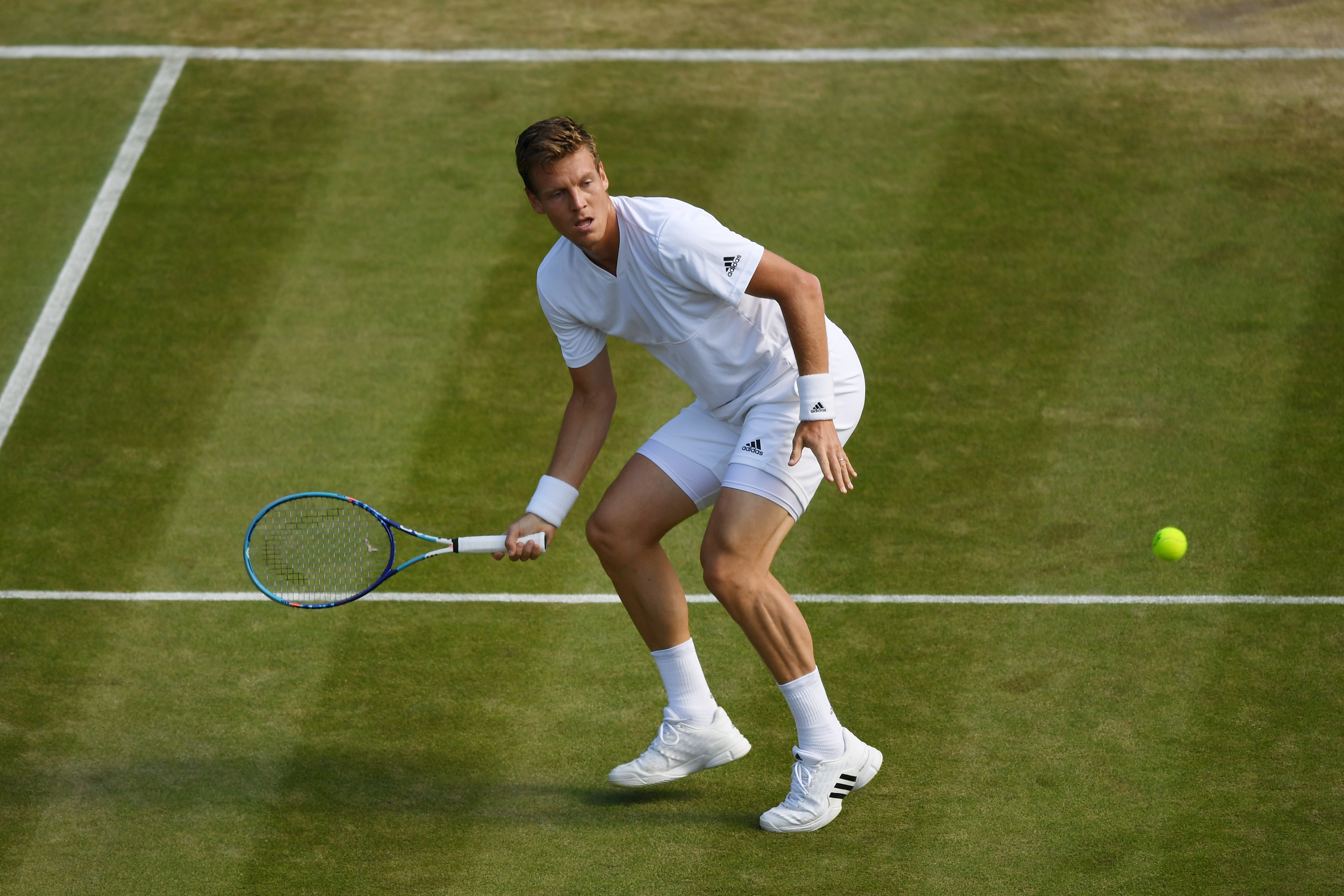 Tomas Berdych takes on Murray in the Wimbledon semi-finals.