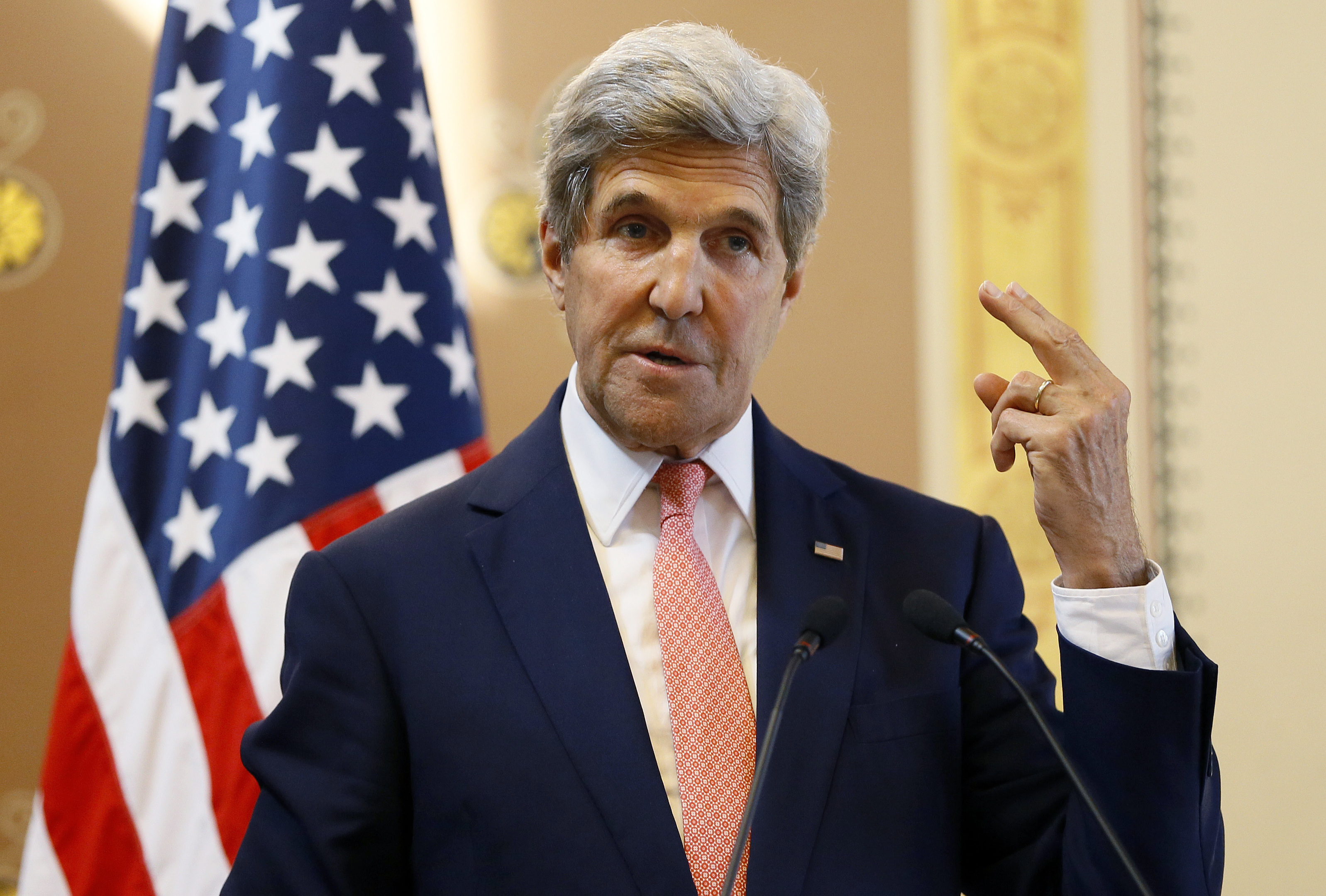 US Secretary of State John Kerry on his visit to the UK.