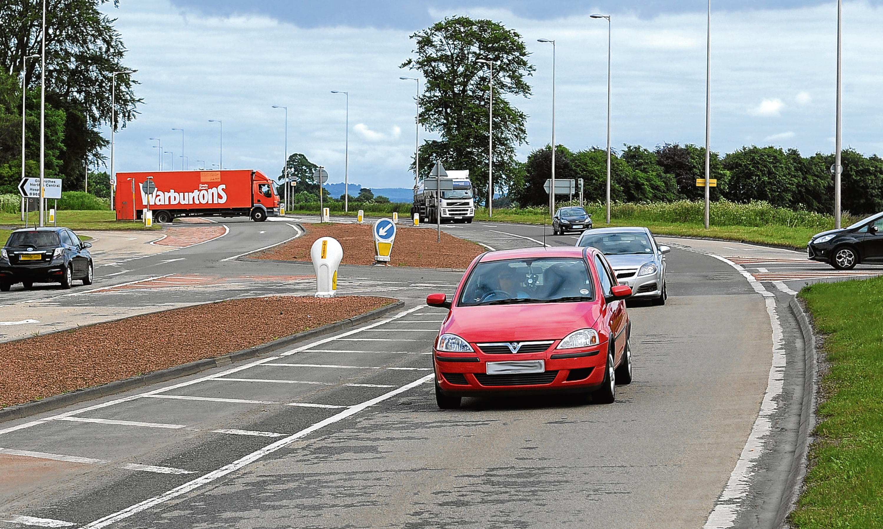 The Balfarg junction at Glenrothes.