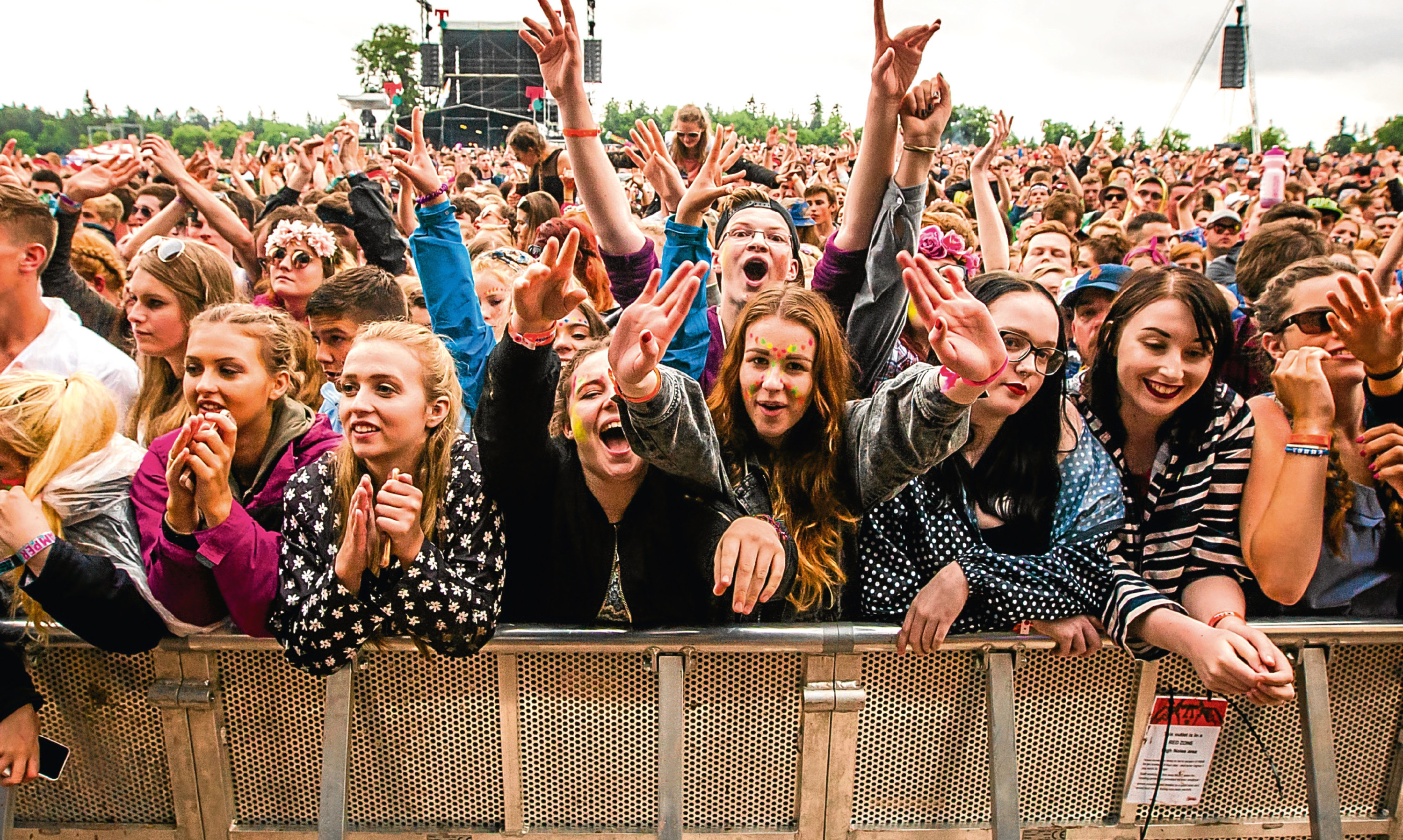 The crowds at T in the Park, 2016.