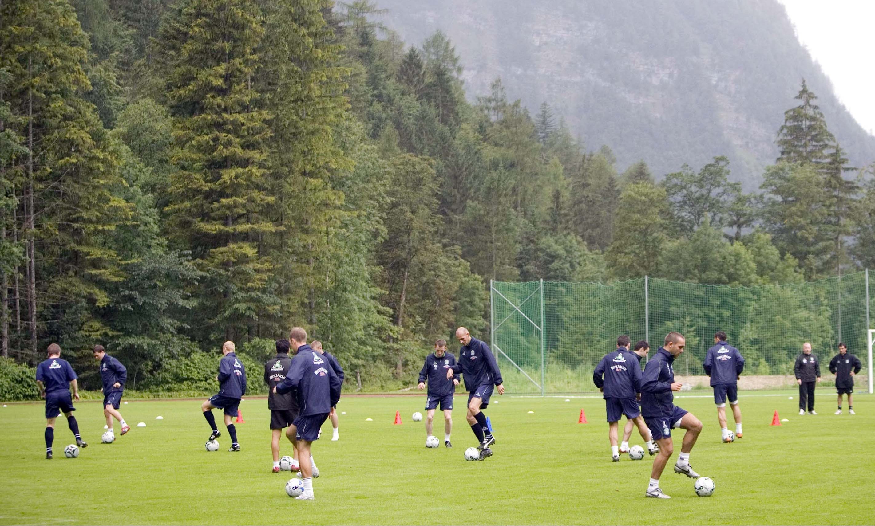 The Obertraun complex has become a popular pre-season base for Scottish sides.