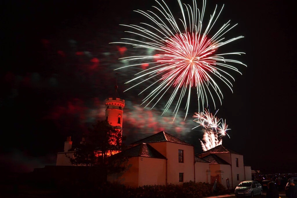 Images from a previous display in the town.