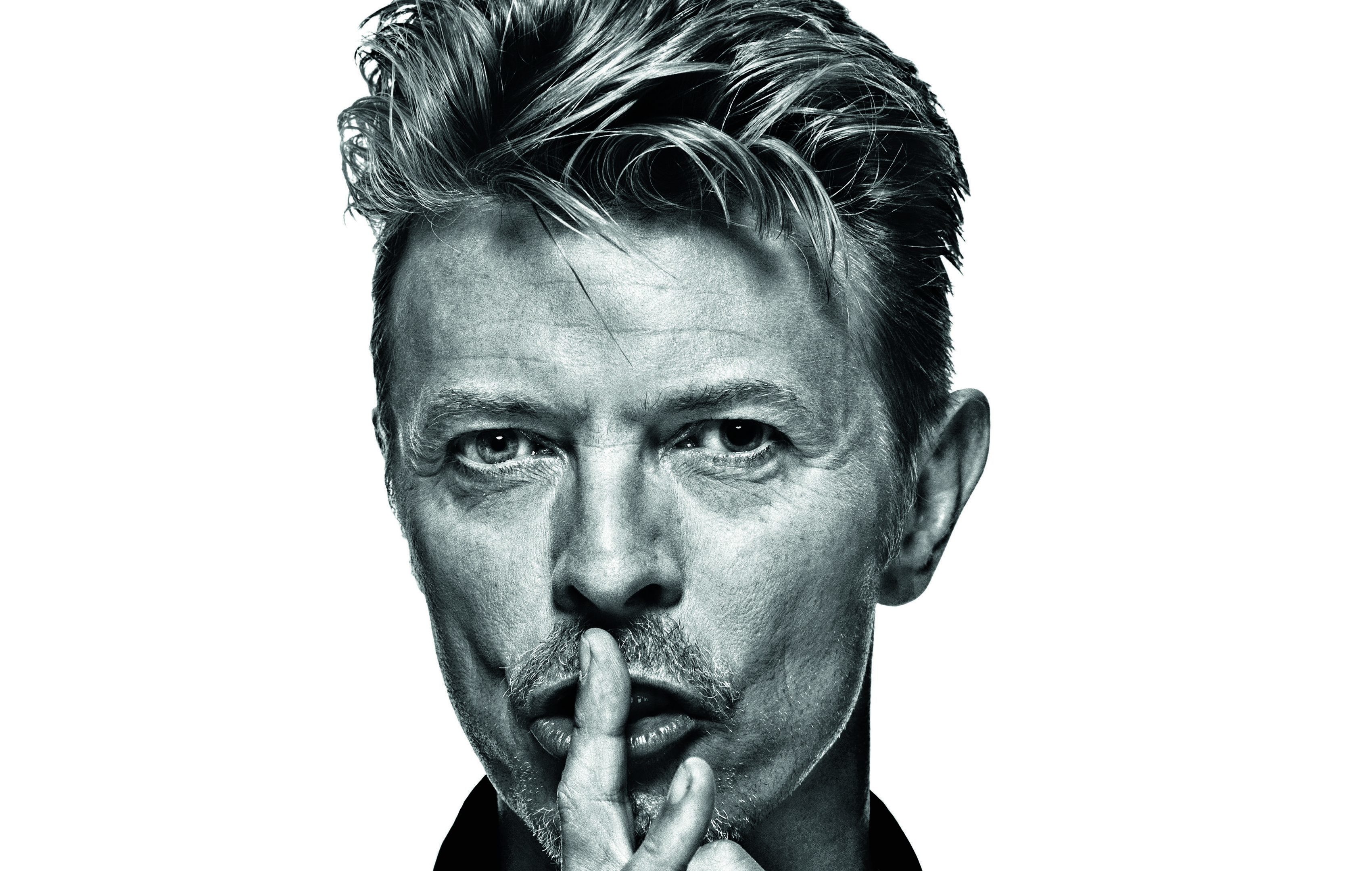 Portrait of David Bowie.