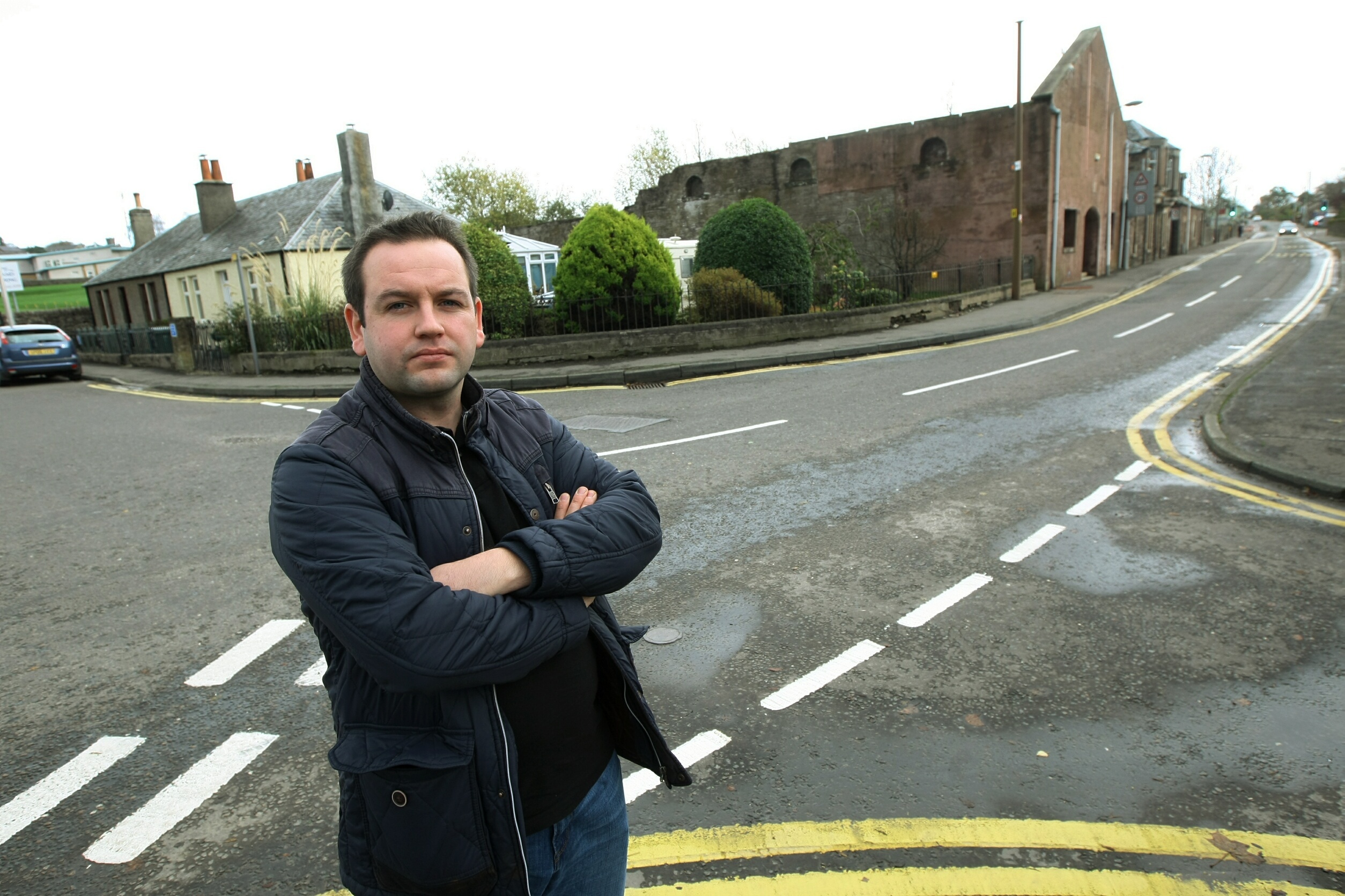Craig Finlay, one of just two community councillors left in Crieff.
