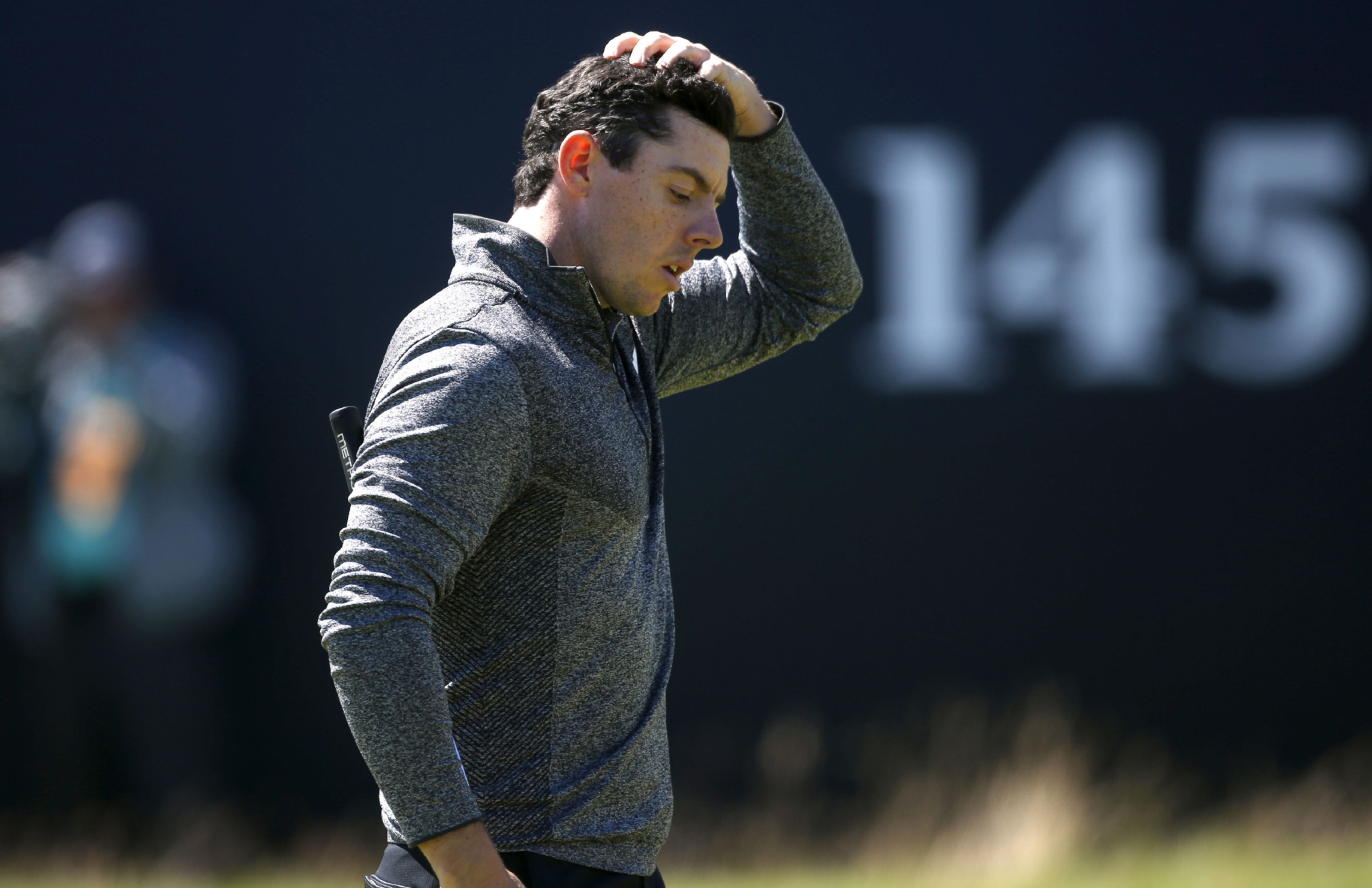 Rory McIlroy: happy with 69, but low one got away from him.