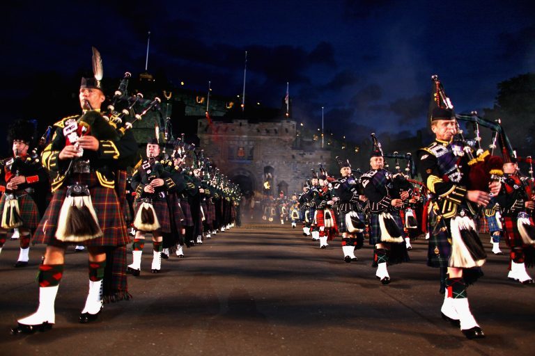 Tuning up with the Leucharsbased Pipes and Drums of the Royal Scots