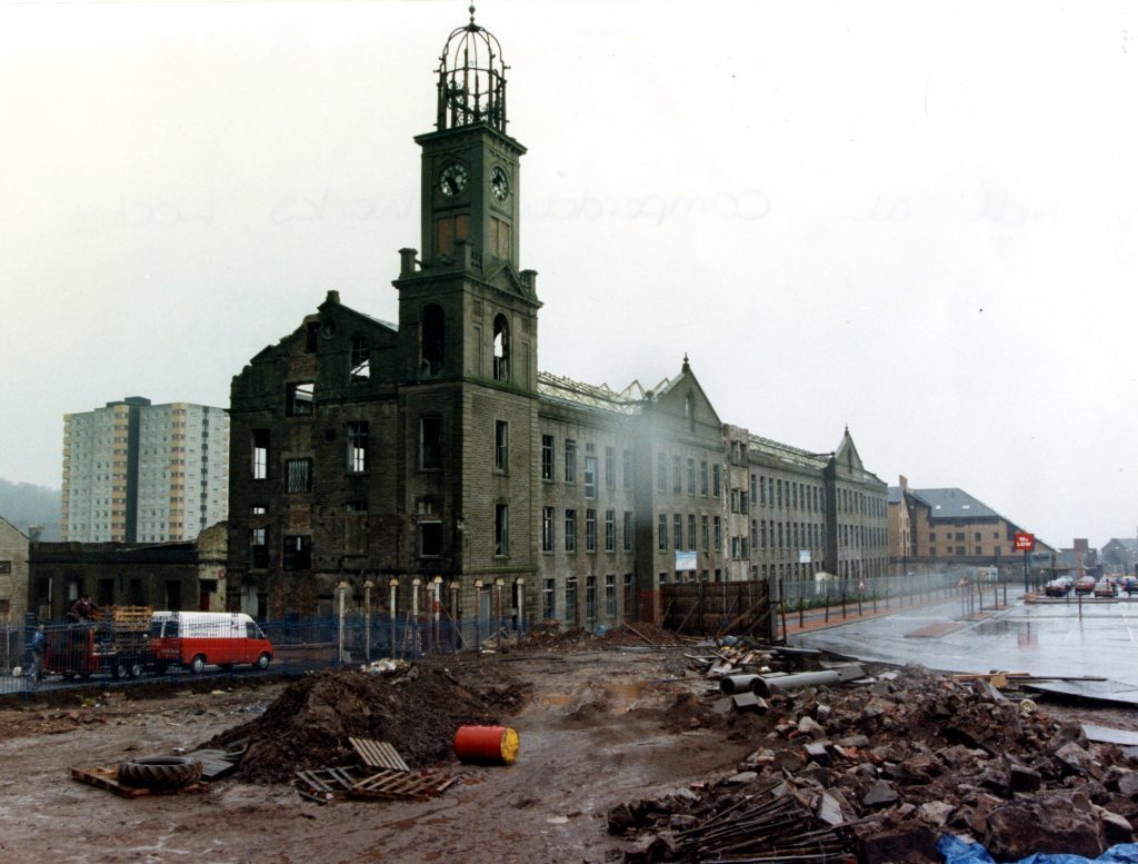 The Camperdown works being converted for housing in 1993.