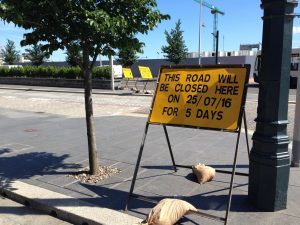 More road closures are due to start on Monday