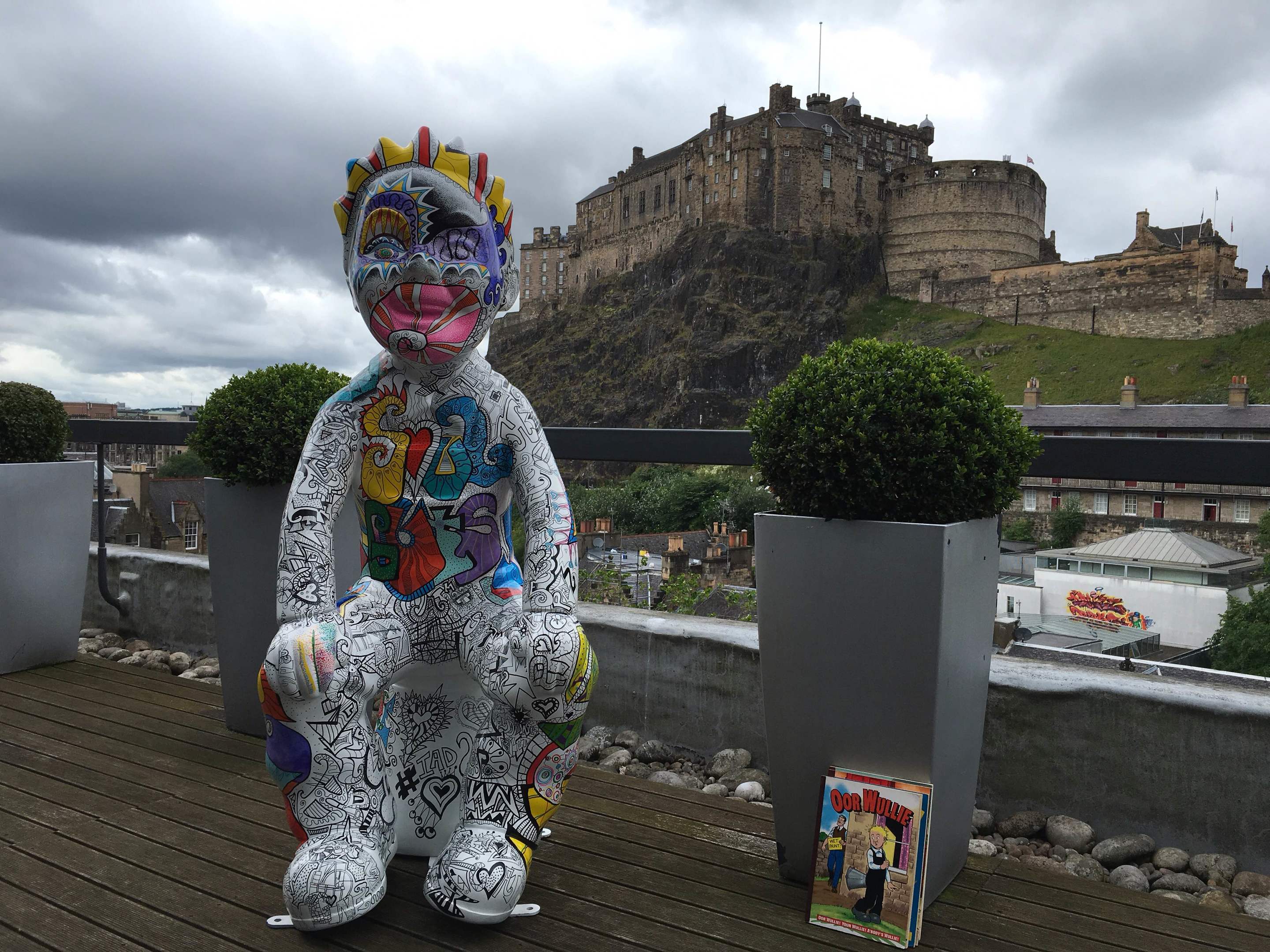 Ten Oor Wullie statues are on tour in Edinburgh.