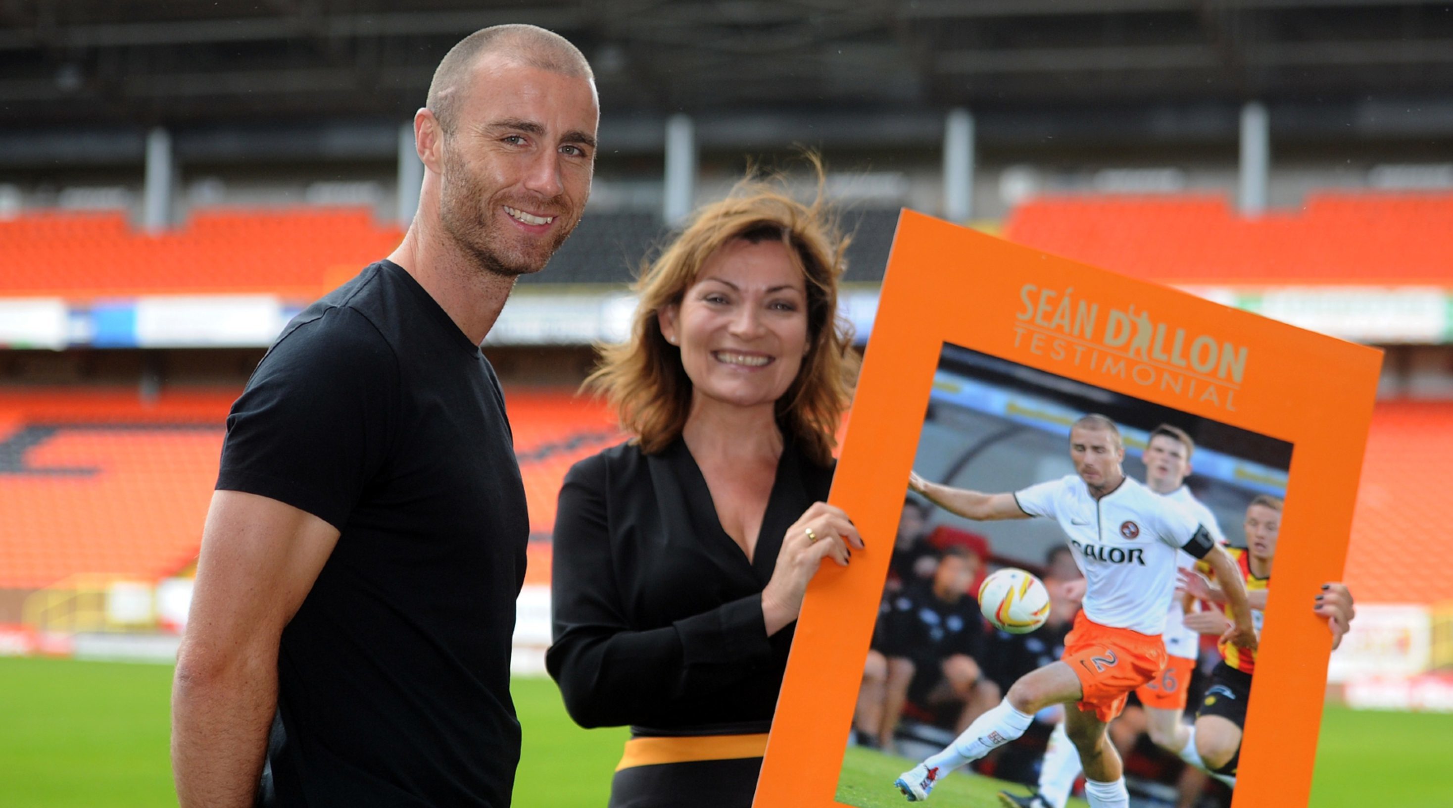 Sean Dillon and Lorraine Kelly help launch his testimonial year.