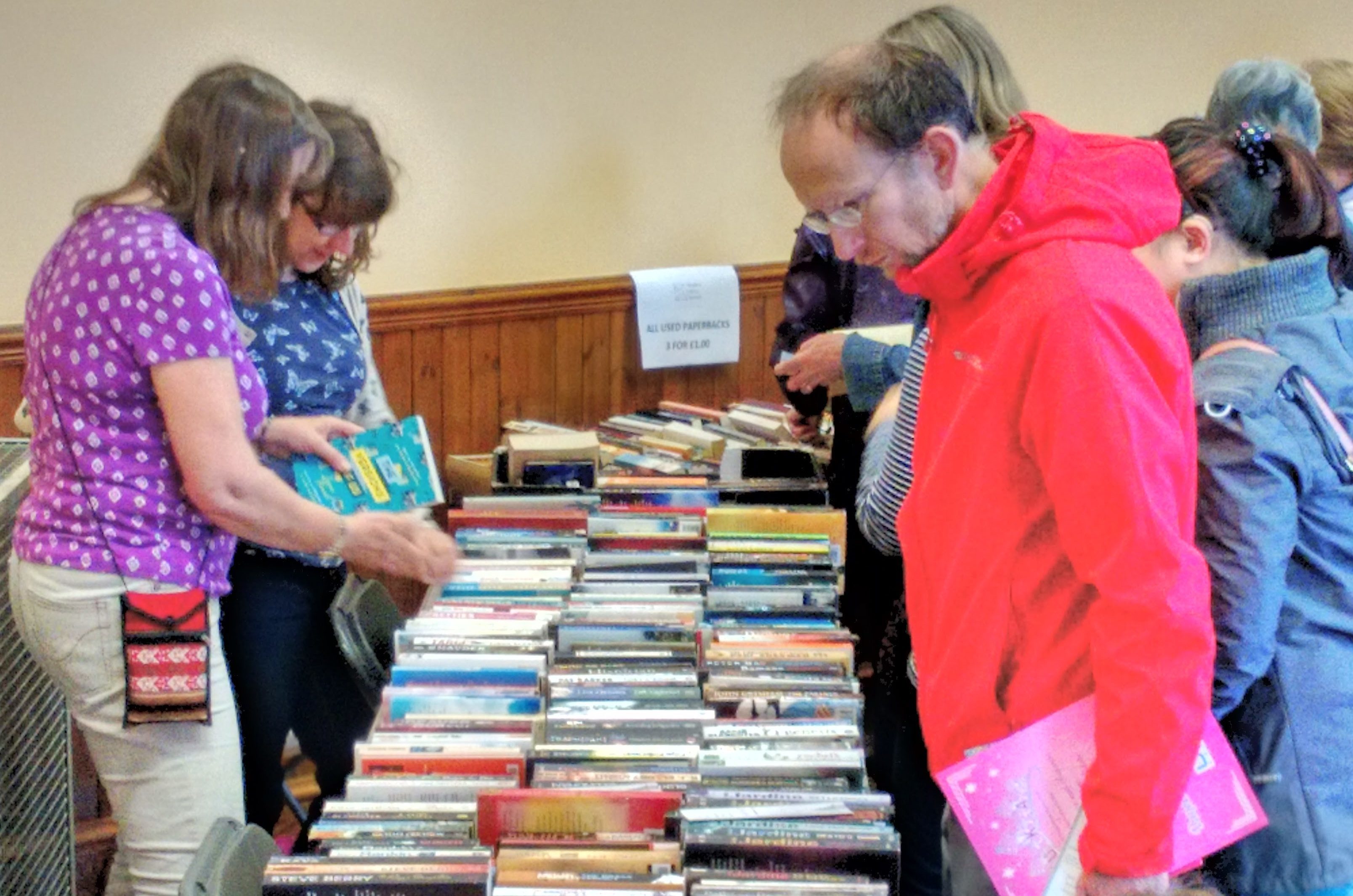 Kinghorn Library Renewed boosted its fund for taking over the village library with a book sale.