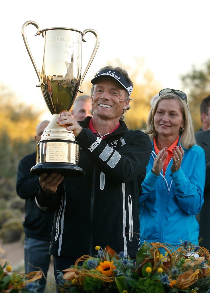 Bernhard Langer with his wife Vikki Carol