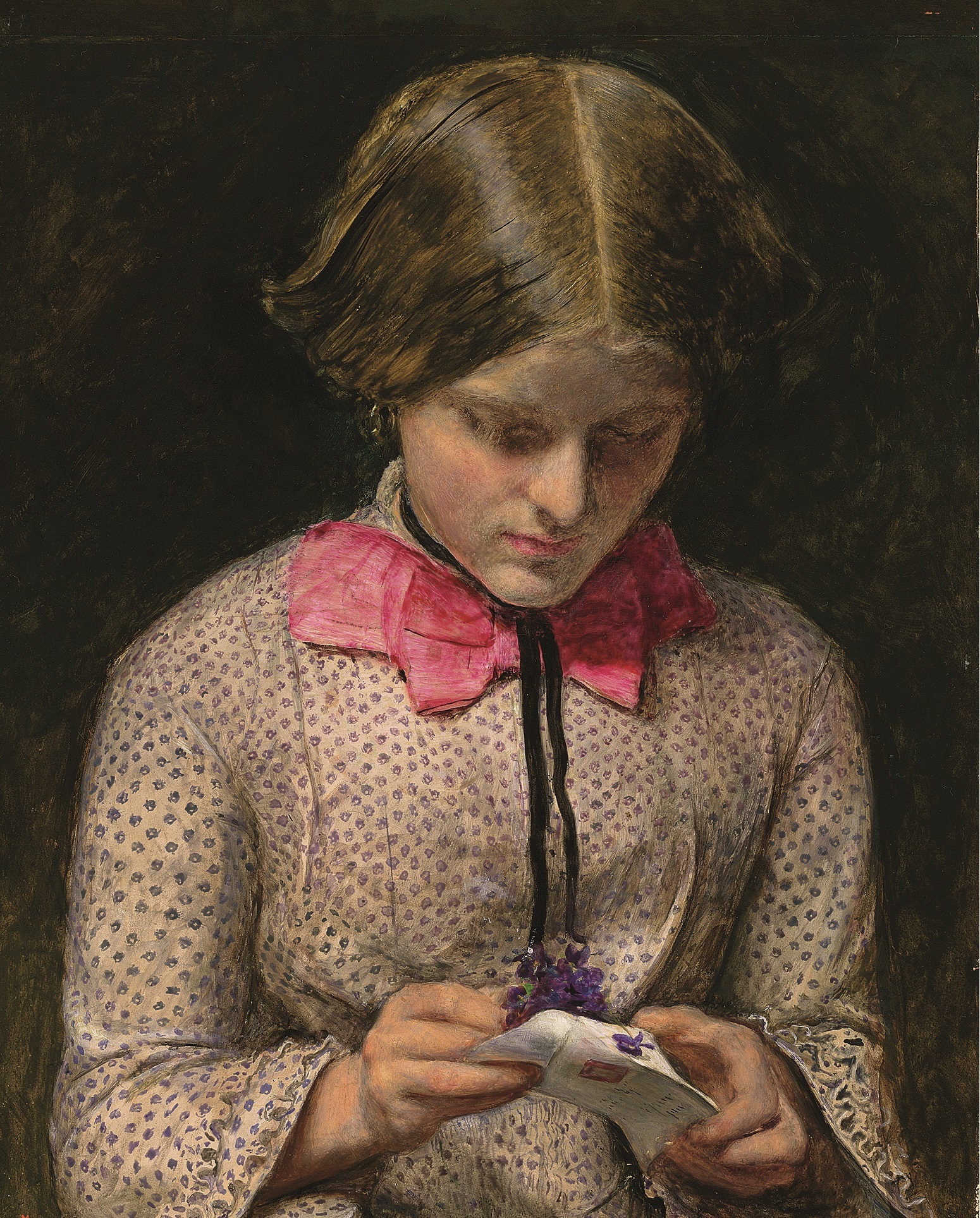 Picture by Sir John Everett Millais 
entitled The Violet’s Message.