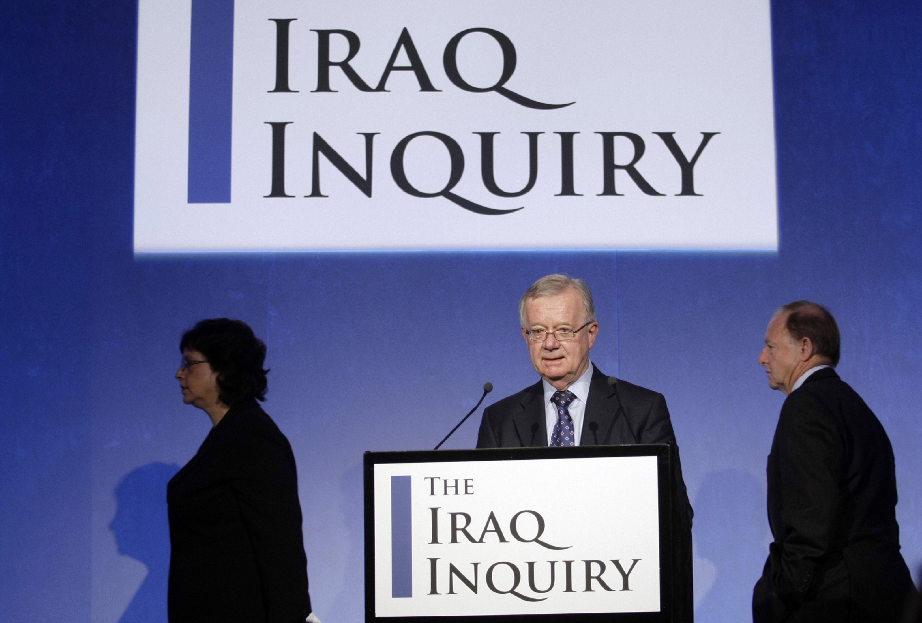 Sir John Chilcot presented the Iraq Inquiry report.