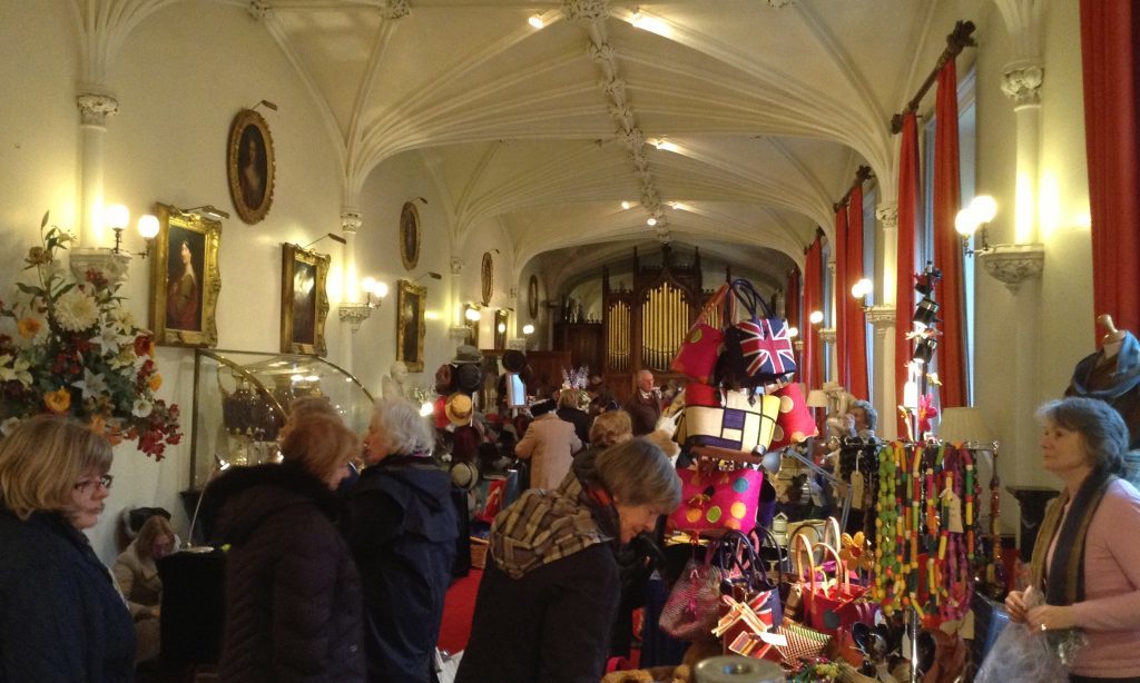 The Christmas Fair at Scone Palace which is organised by Penny I'Anson each year.