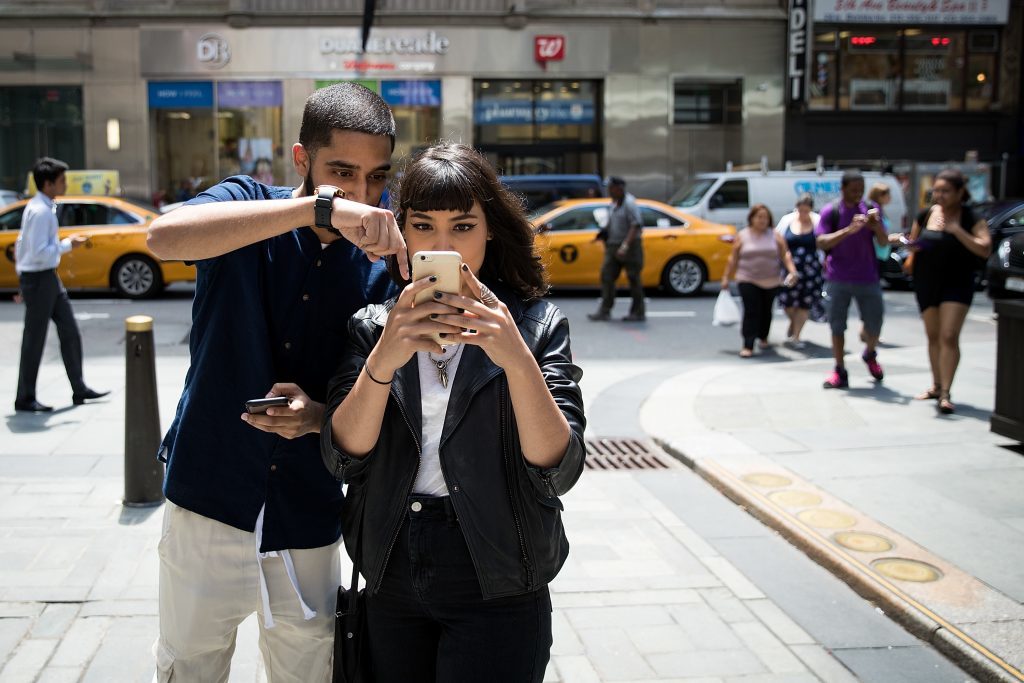 Pokemon Go is proving popular in New York.