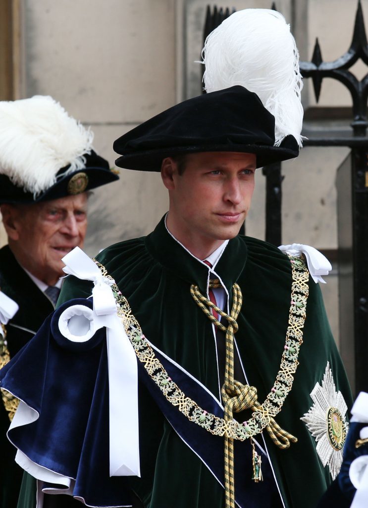 The Duke of Cambridge, known as the Earl of Strathearn while in Scotland, at St Giles' Cathedral in Edinburgh to attend the Order of the Thistle Service.  PRESS ASSOCIATION Photo. Picture date: Thursday July 7, 2016. See PA story ROYAL Queen. Photo credit should read: Andrew Milligan/PA Wire
