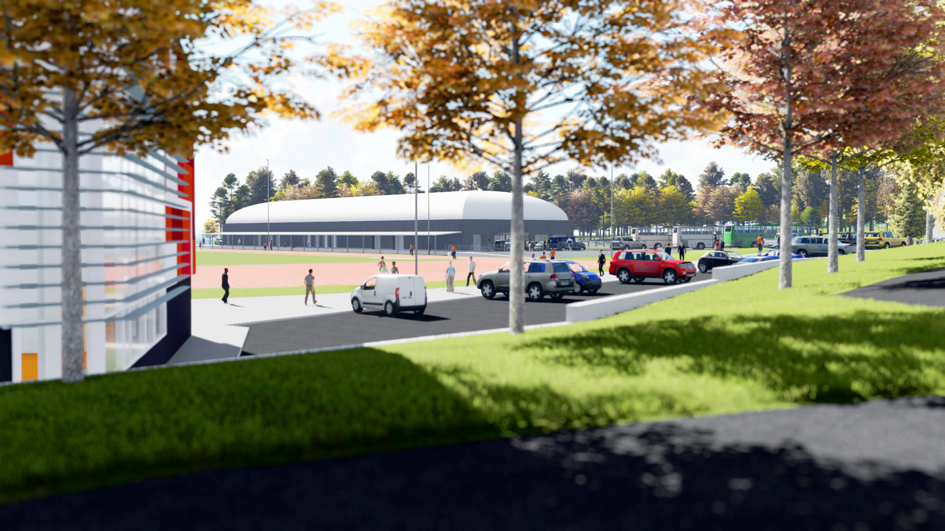 An impression of the proposed facilities.