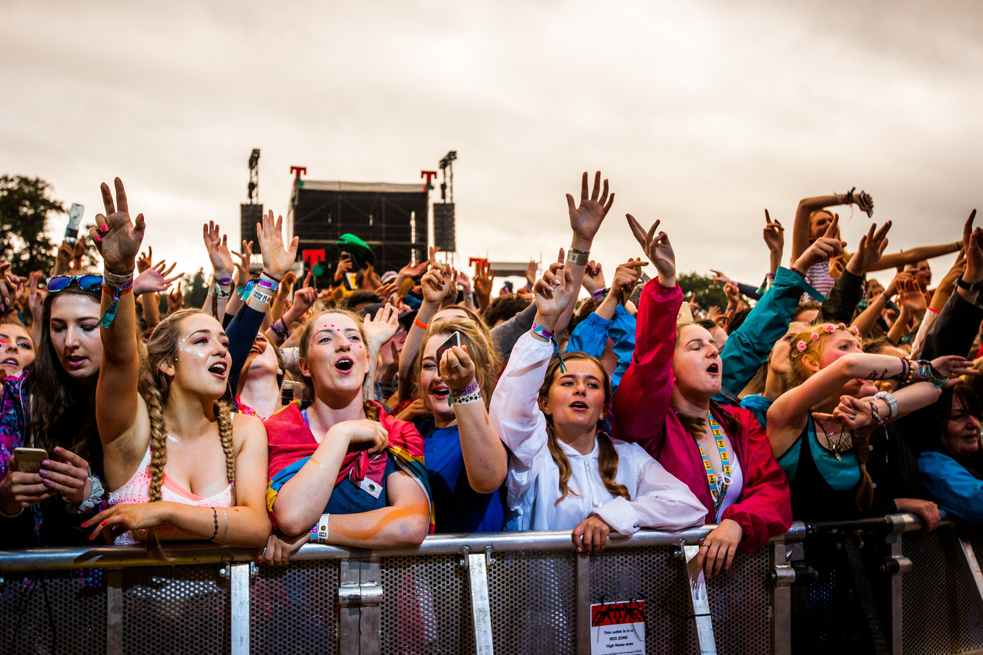 Crowds at T in the Park.