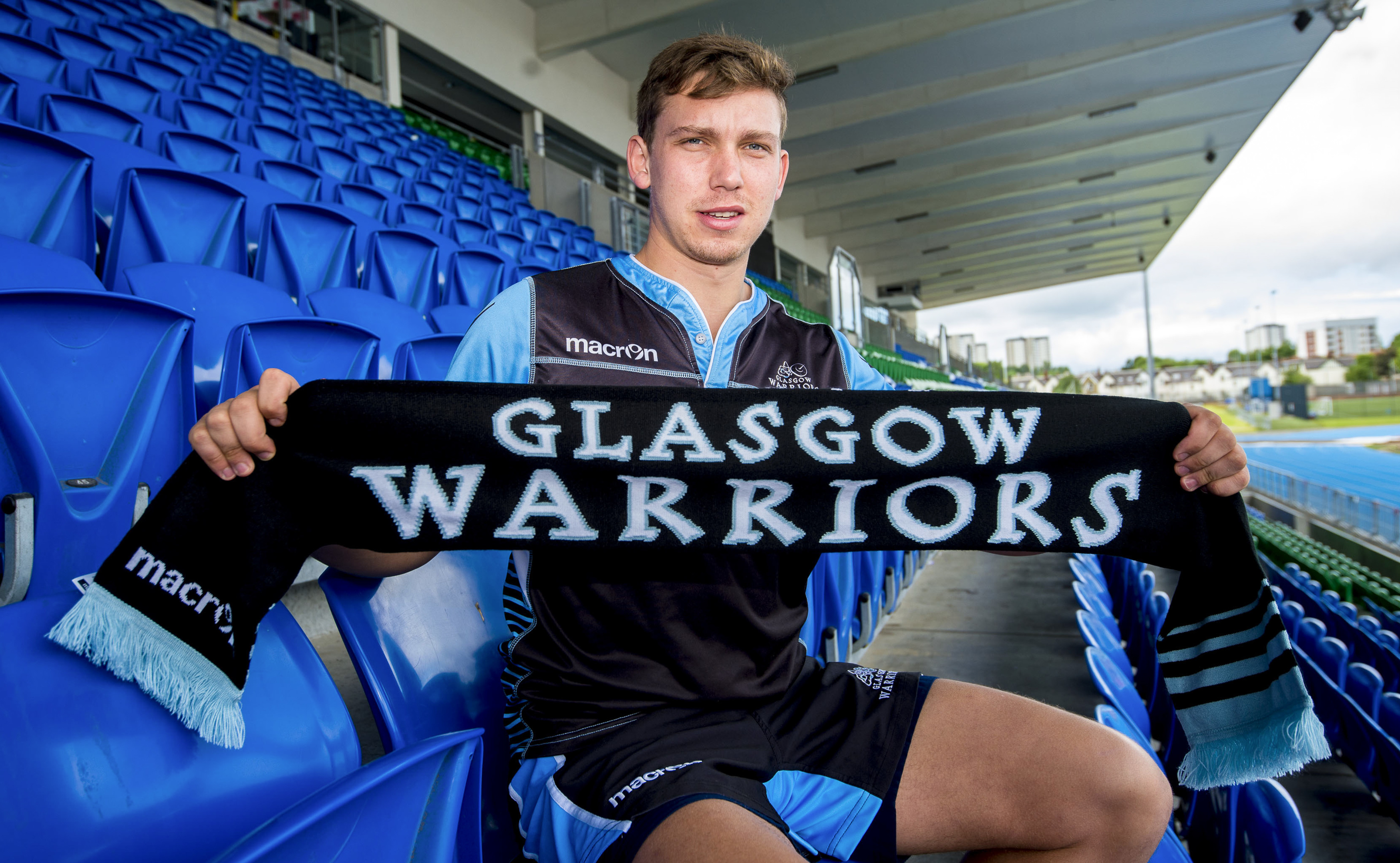 Glasgow Warriors' new signing Hagen Schulte.
