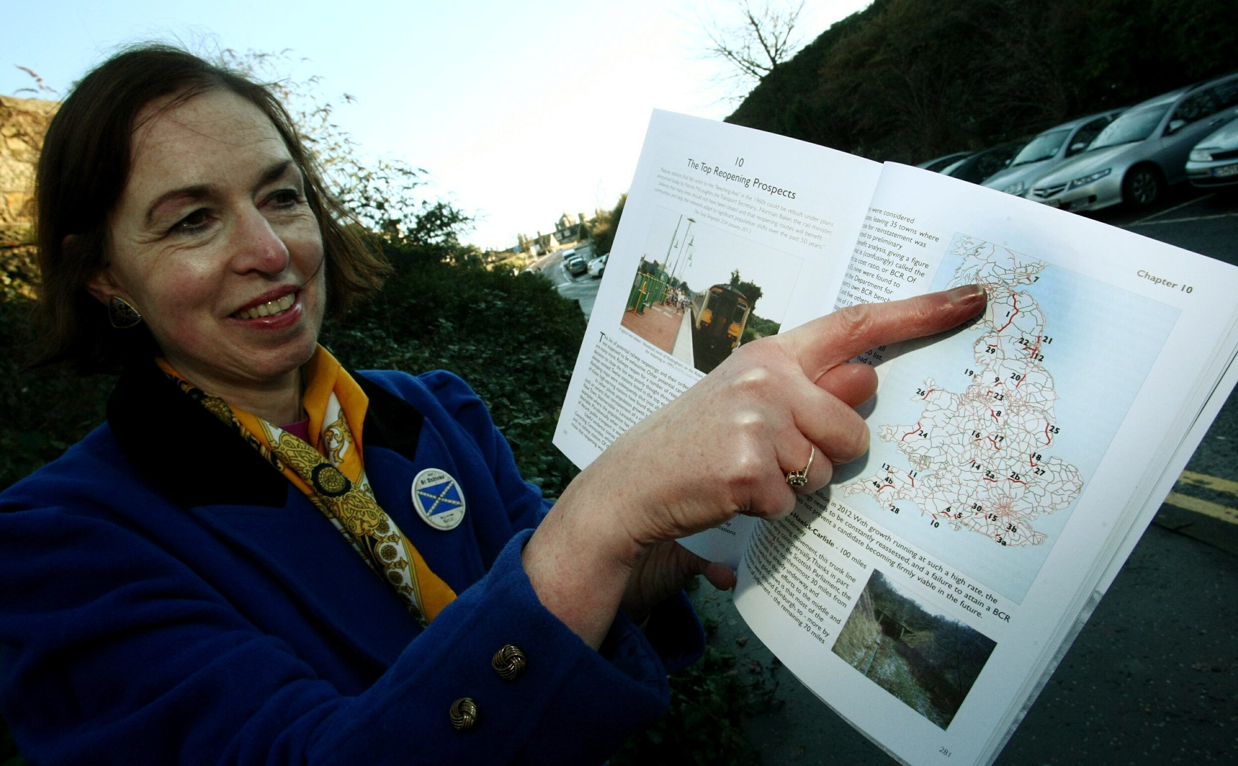 StARLink campaigner Jane Ann Liston is keen to see St Andrews restored to the rail network.