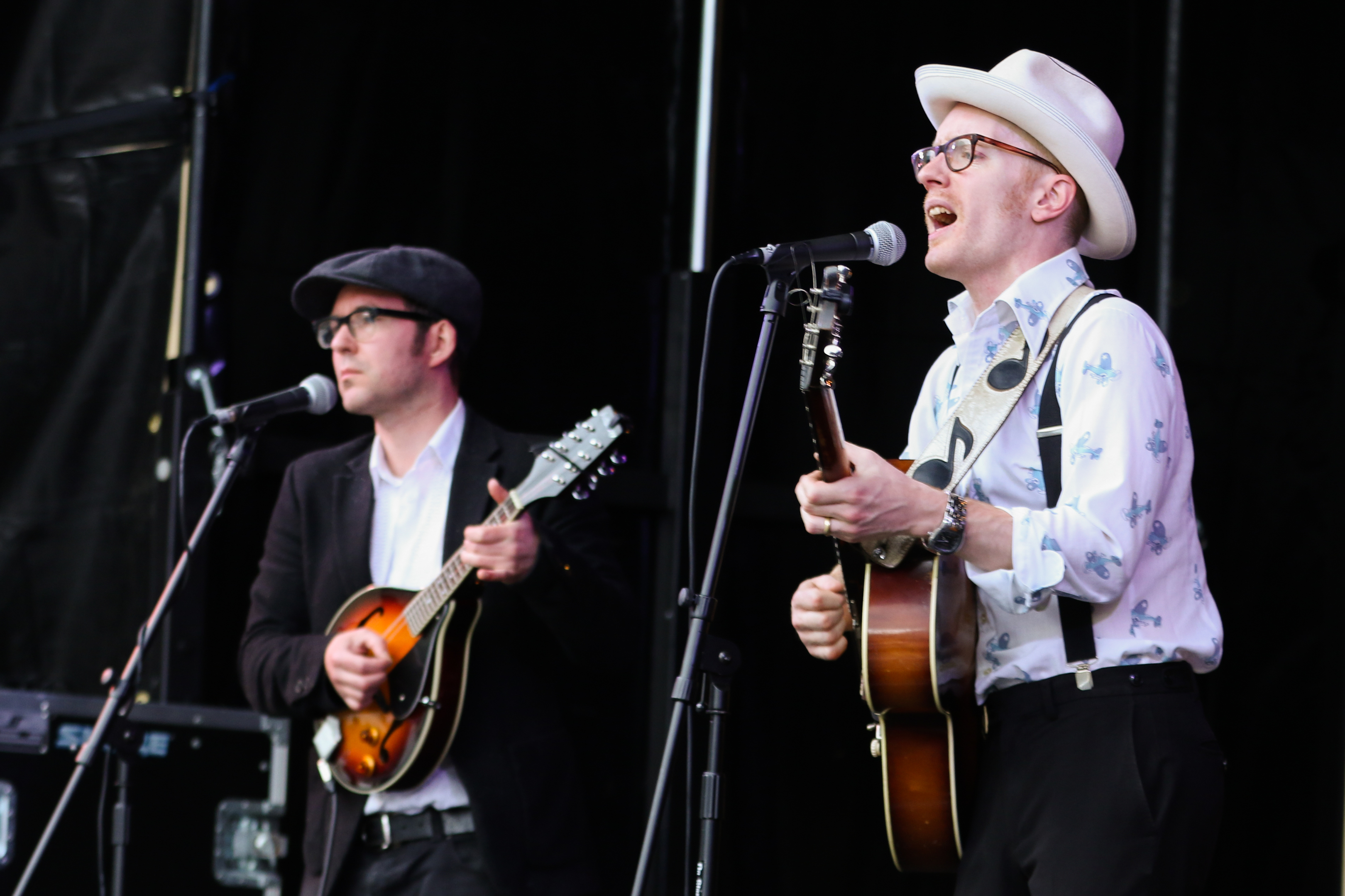 The Strange Blue Dreams perform at Outdoor Stage.