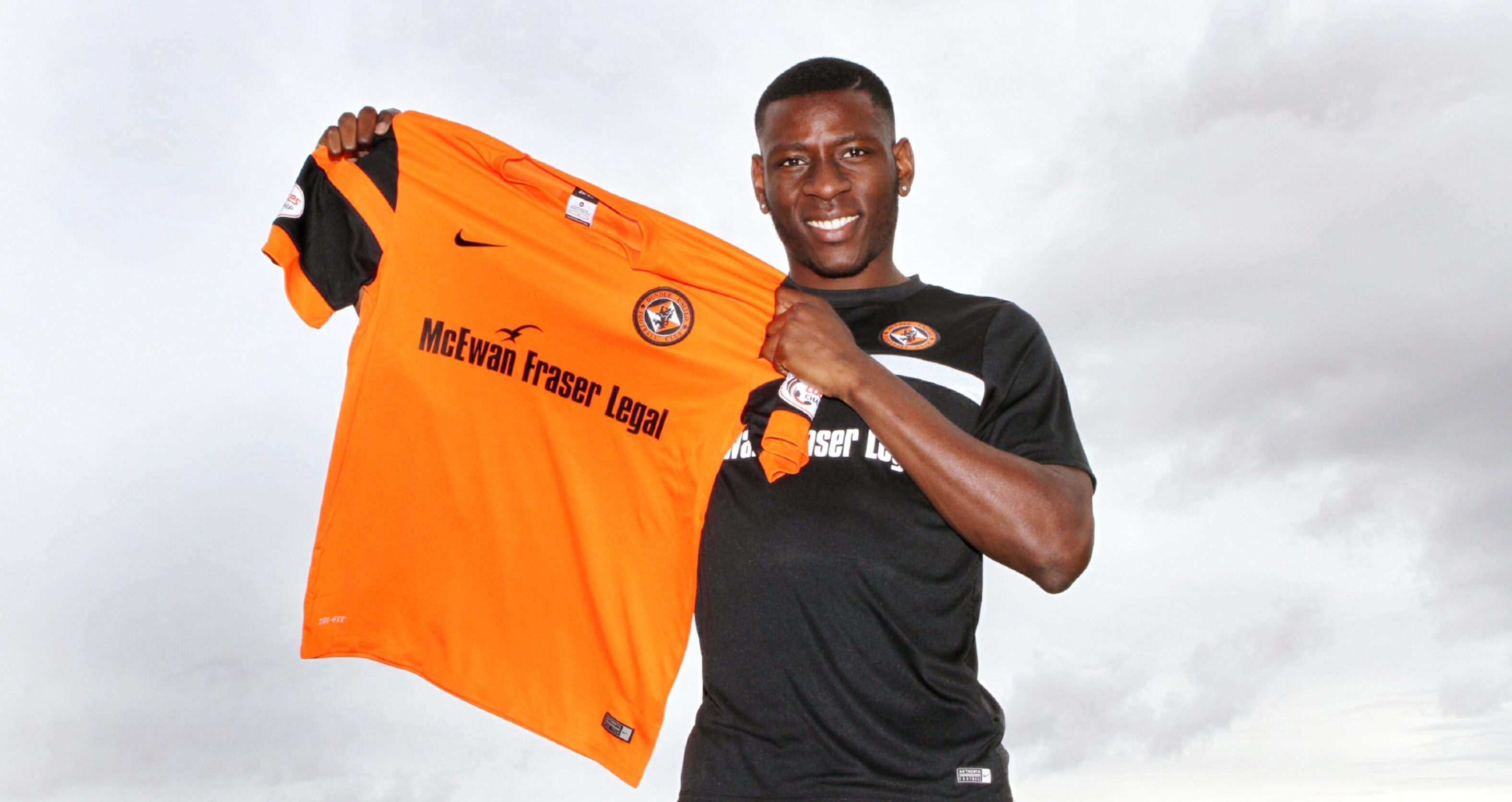 Tope Obadeyi shows off his new colours.