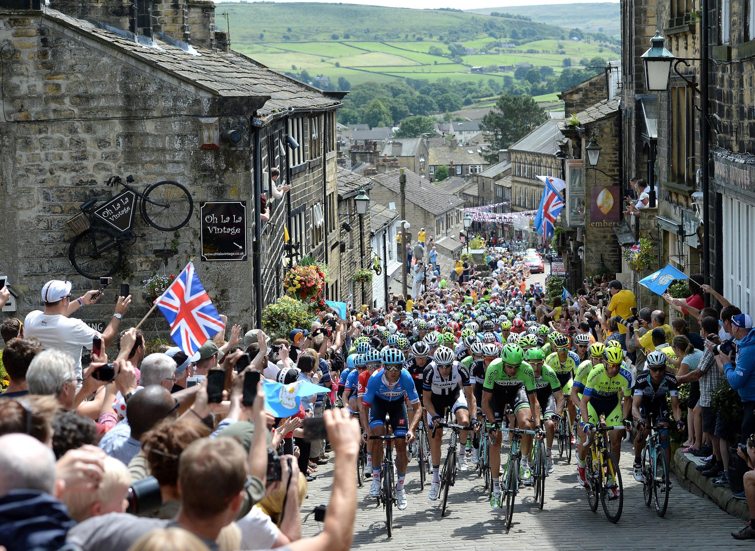 The Tour de France visits Yorkshire.