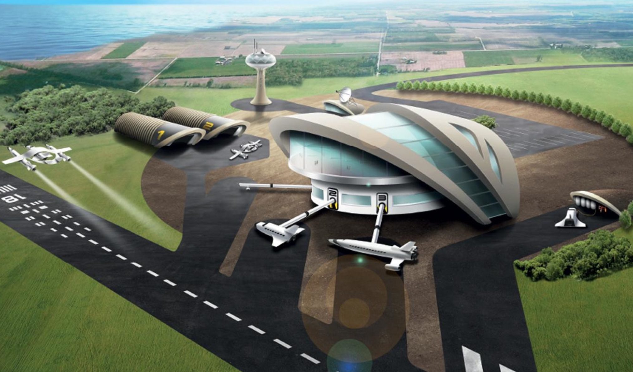 A vision of the Leuchars spaceport