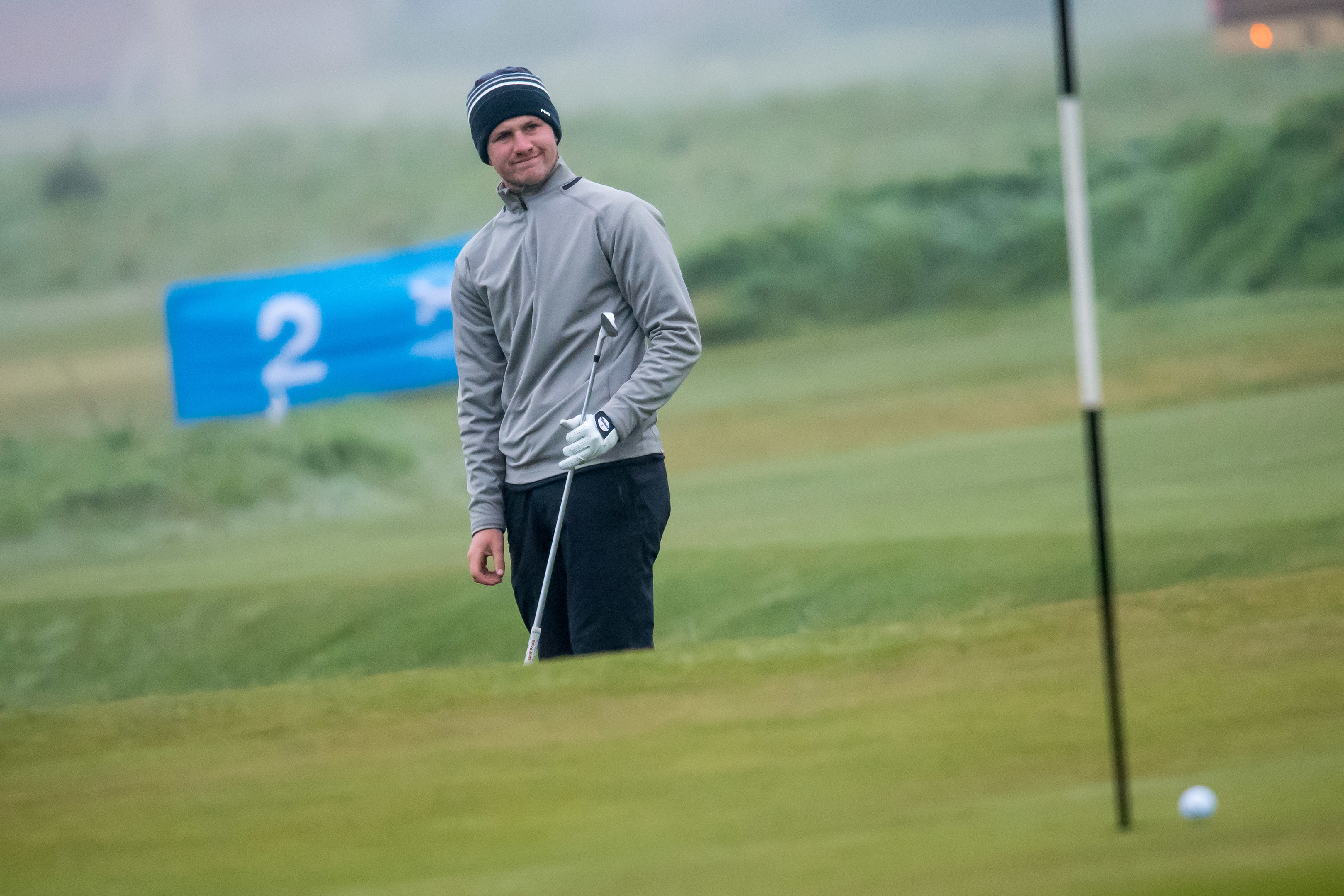 Connor Syme: comfortably through to meet the dangerous Lawrence Allan in Round 2 at Balgownie.