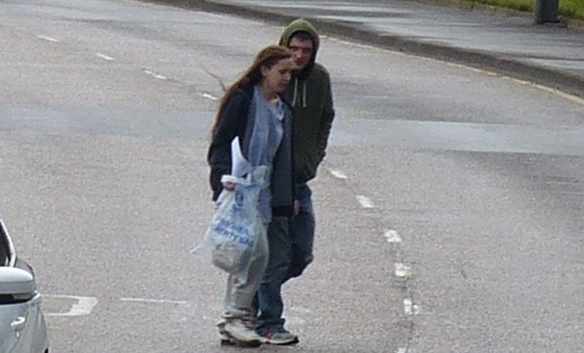 Ian Gallacher with co-accused Dawn Smith.