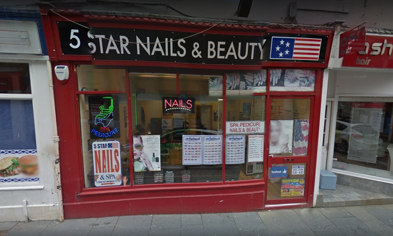 Five Star Nails and Beauty in Dunfermline.