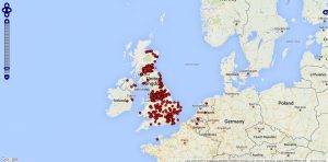 Giant hogweed has spread across the UK.