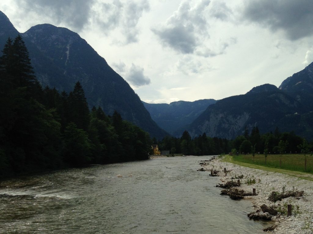 The idyllic surroundings of the training camp in Austria.