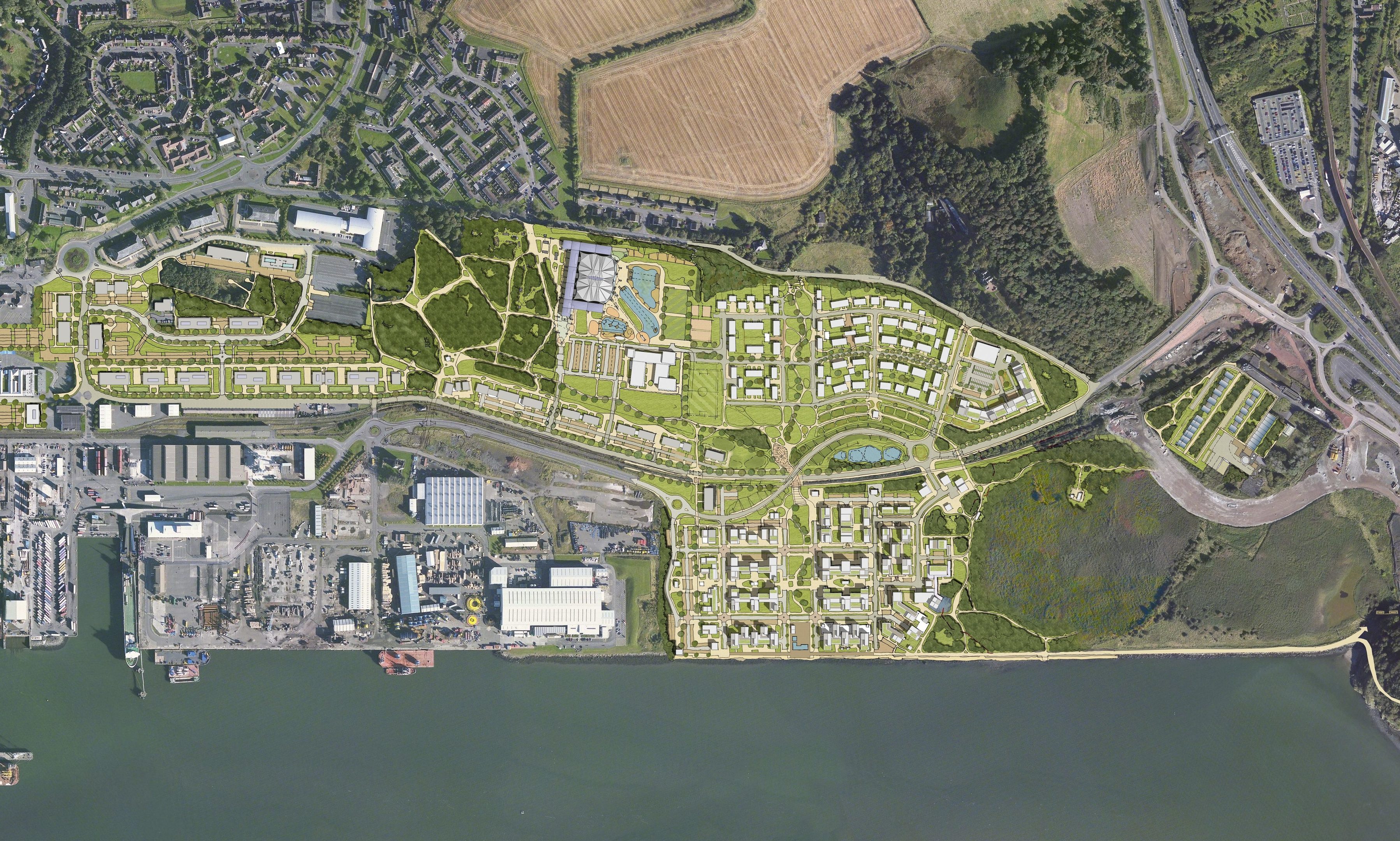 How the Rosyth waterfront could look if the £500m plans go ahead