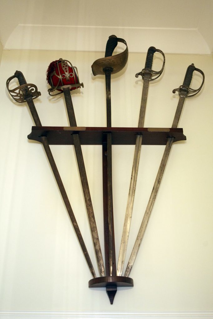 George Pagan and George Osbornes ceremonial swords