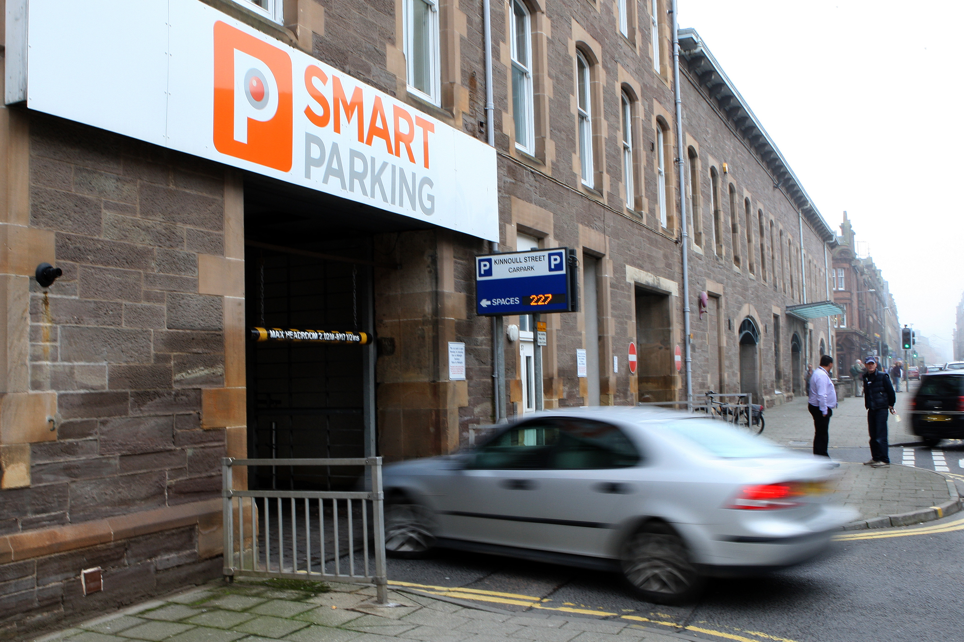 Smart Parking's Kinnoull Street car park in Perth.