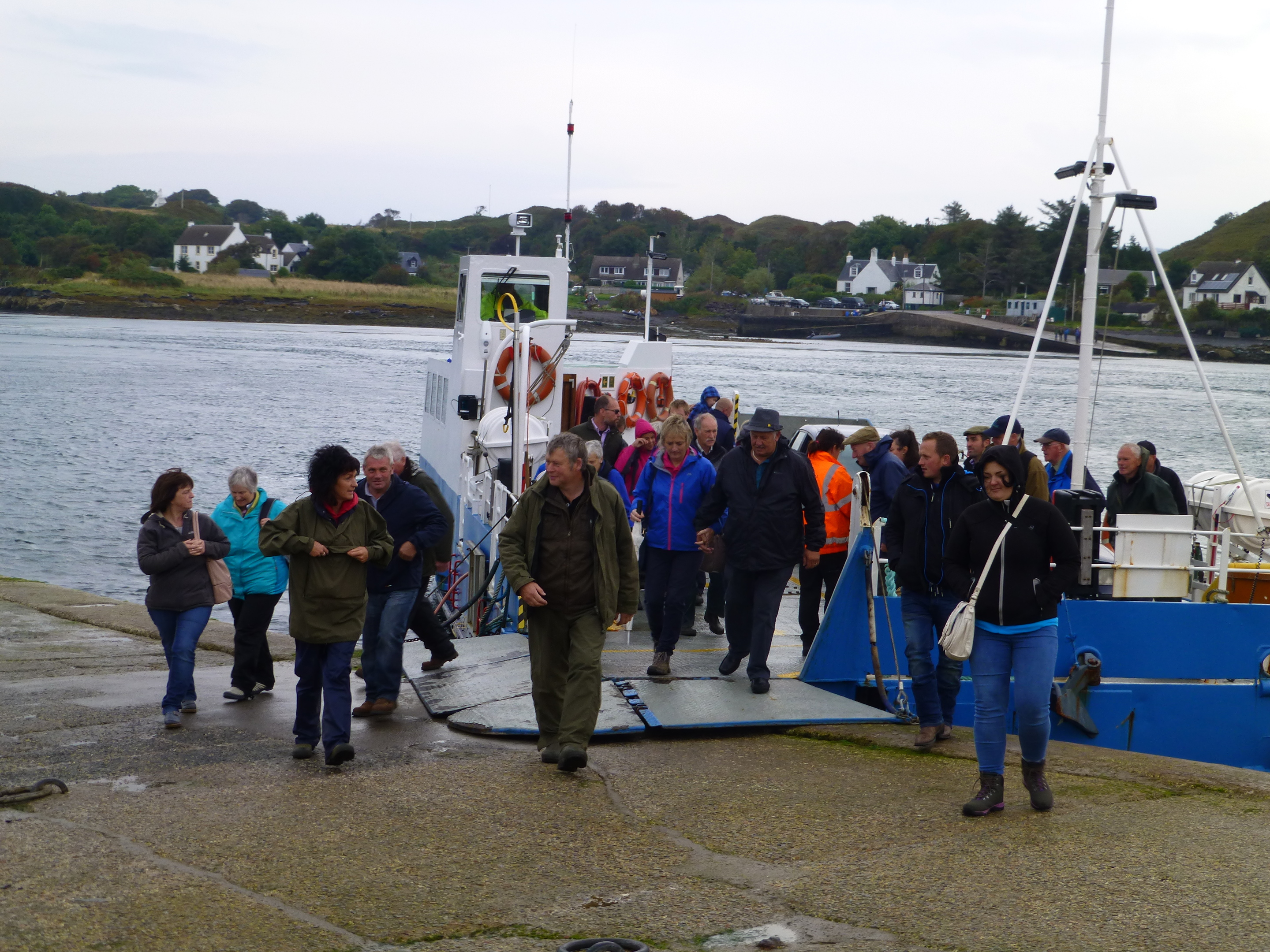 The Cadzow family welcomed visitors to the island