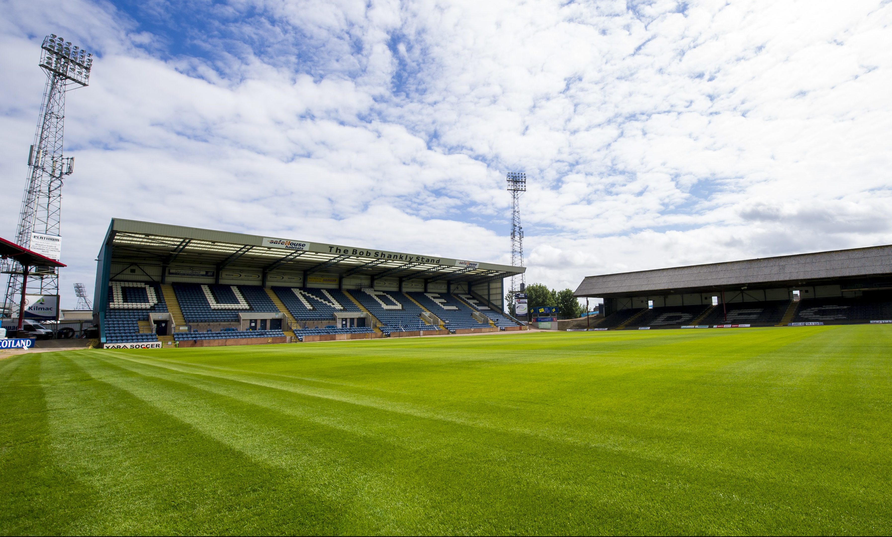 Dens Park — surrounding properties are rocketing in value.