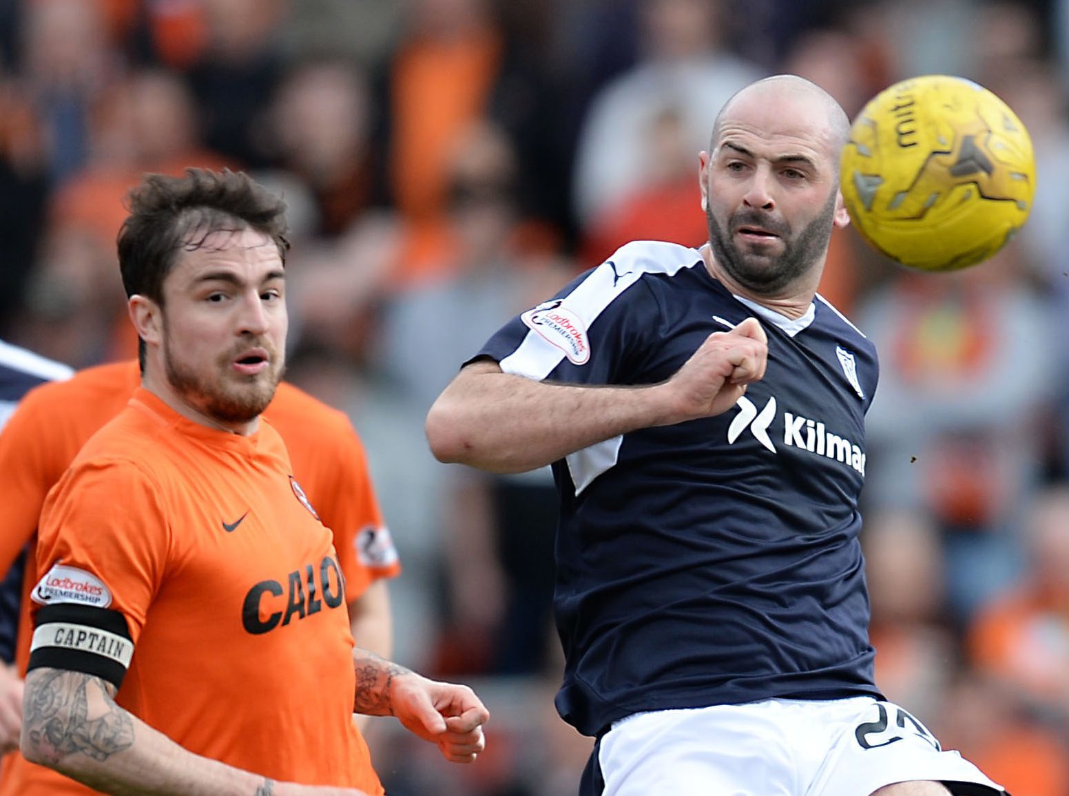 Action from a previous Dundee derby.