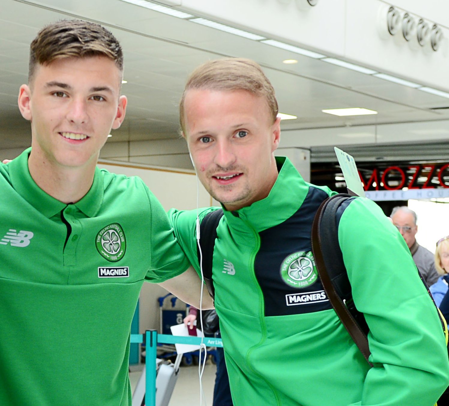 Kieran Tierney and Leigh Griffiths.