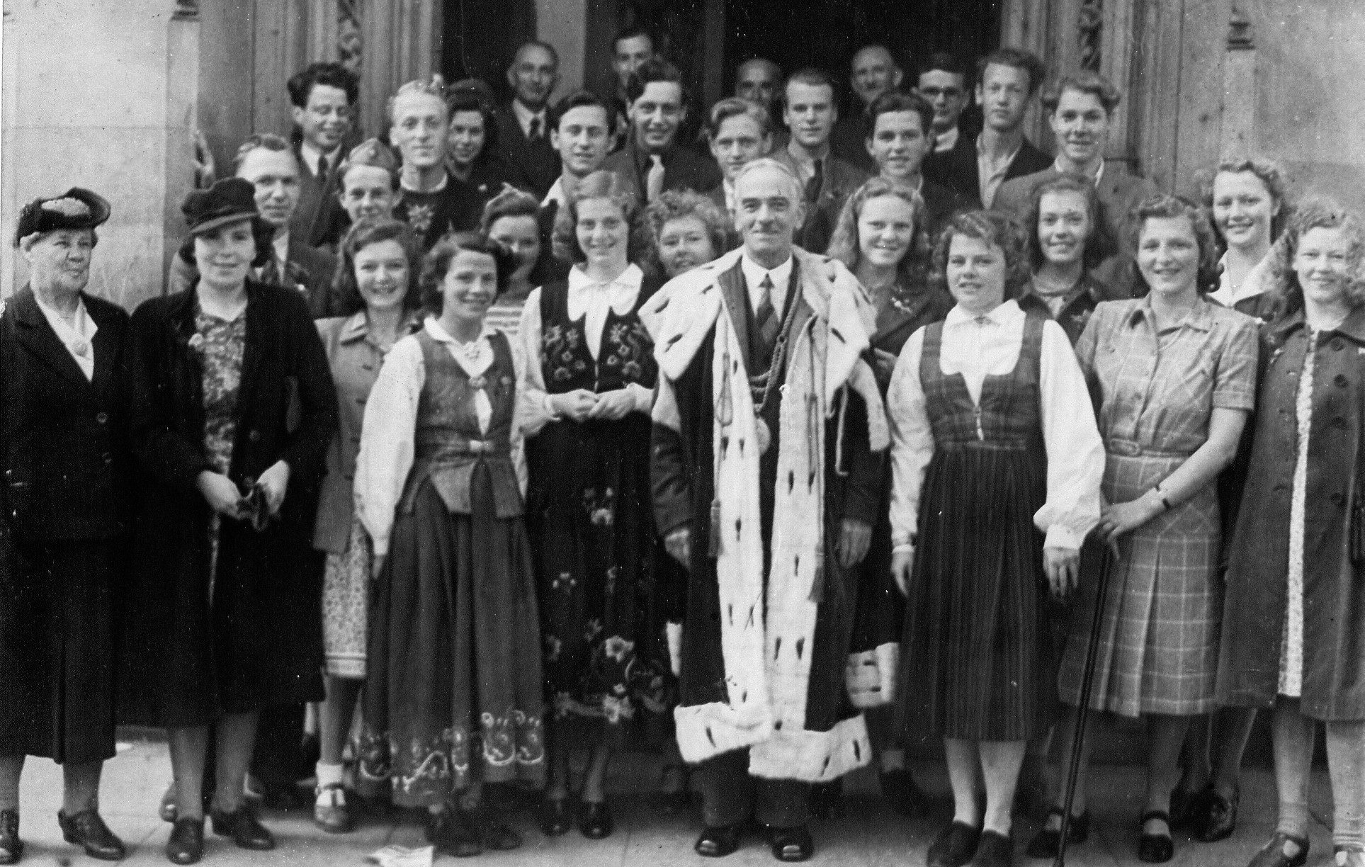 The first visit by the Norwegian group back in 1946.