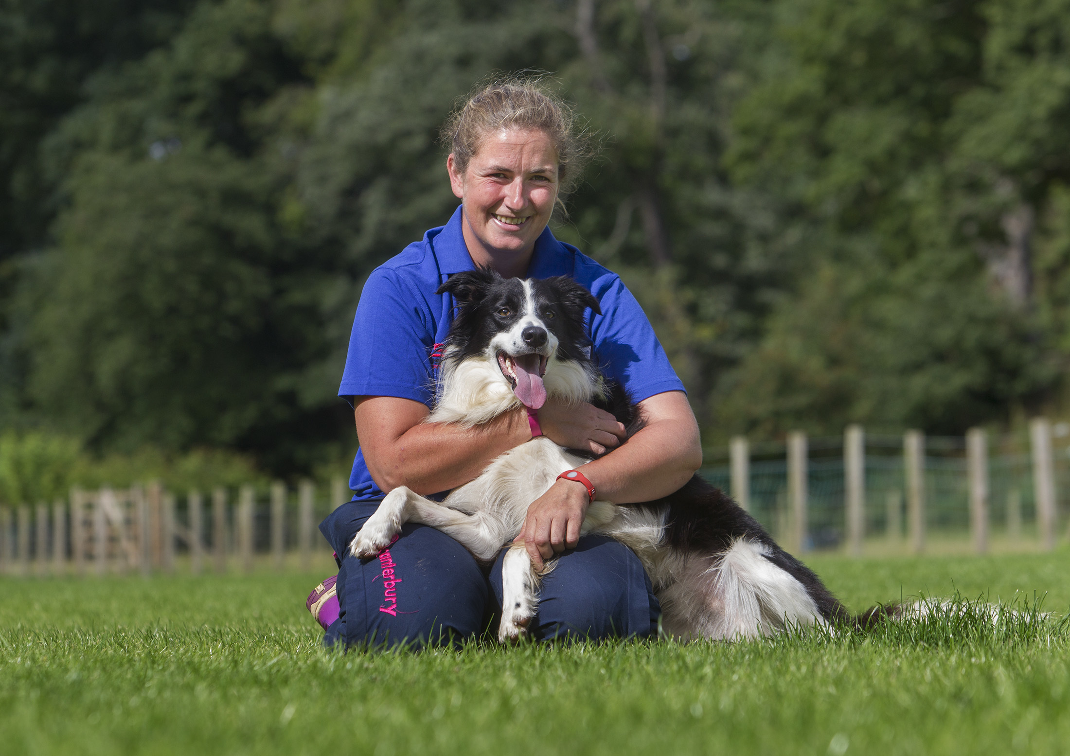 Hannah Paterson and border collie Rumour