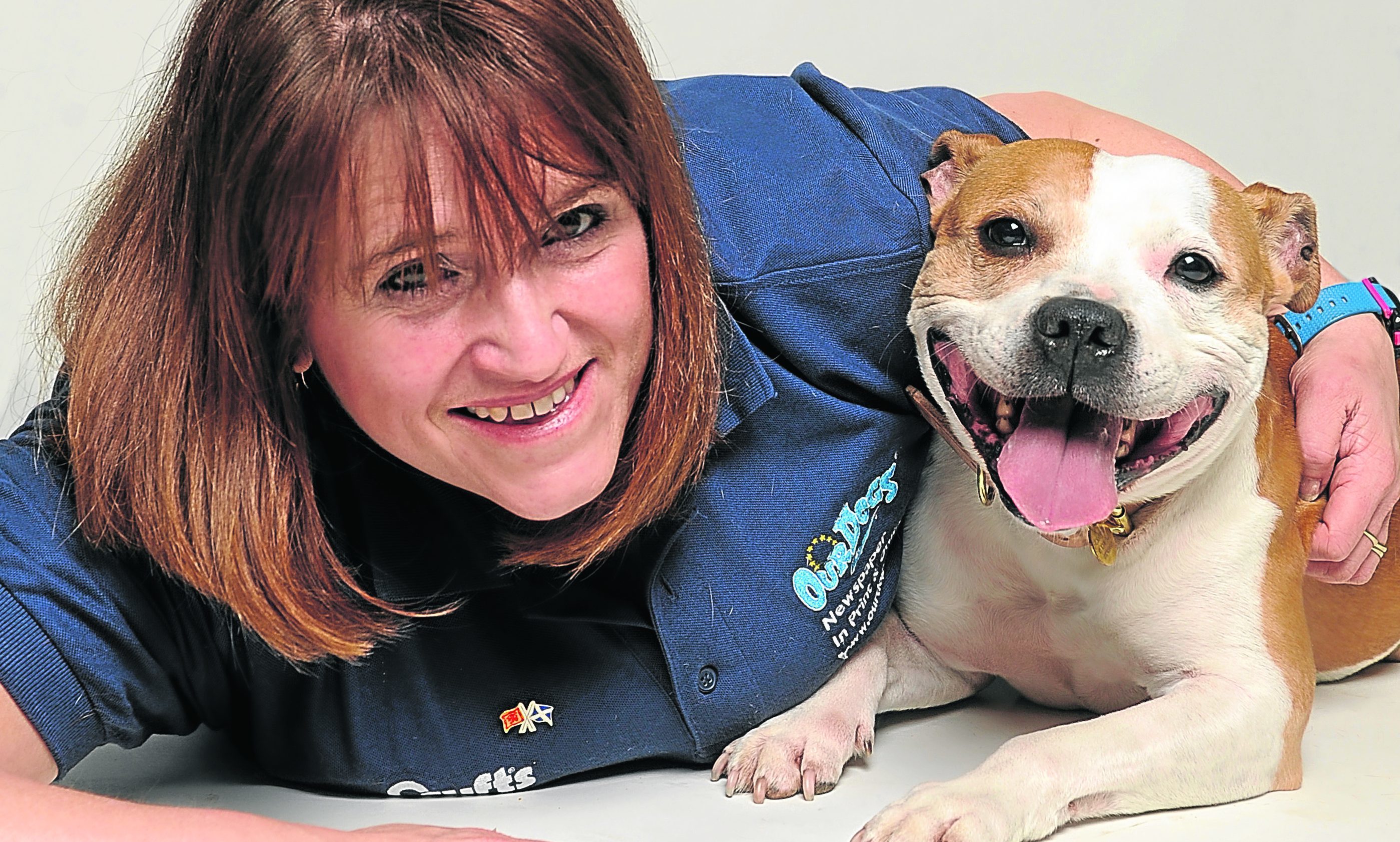 Obedience star Ruby and her two-legged friend Penny Crowe.