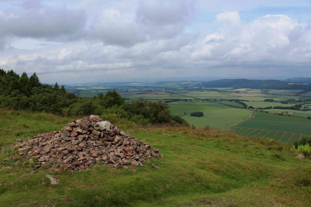 4 - View north across Strathearn from site of fort on Castle Law - James Carron, Take a Hike