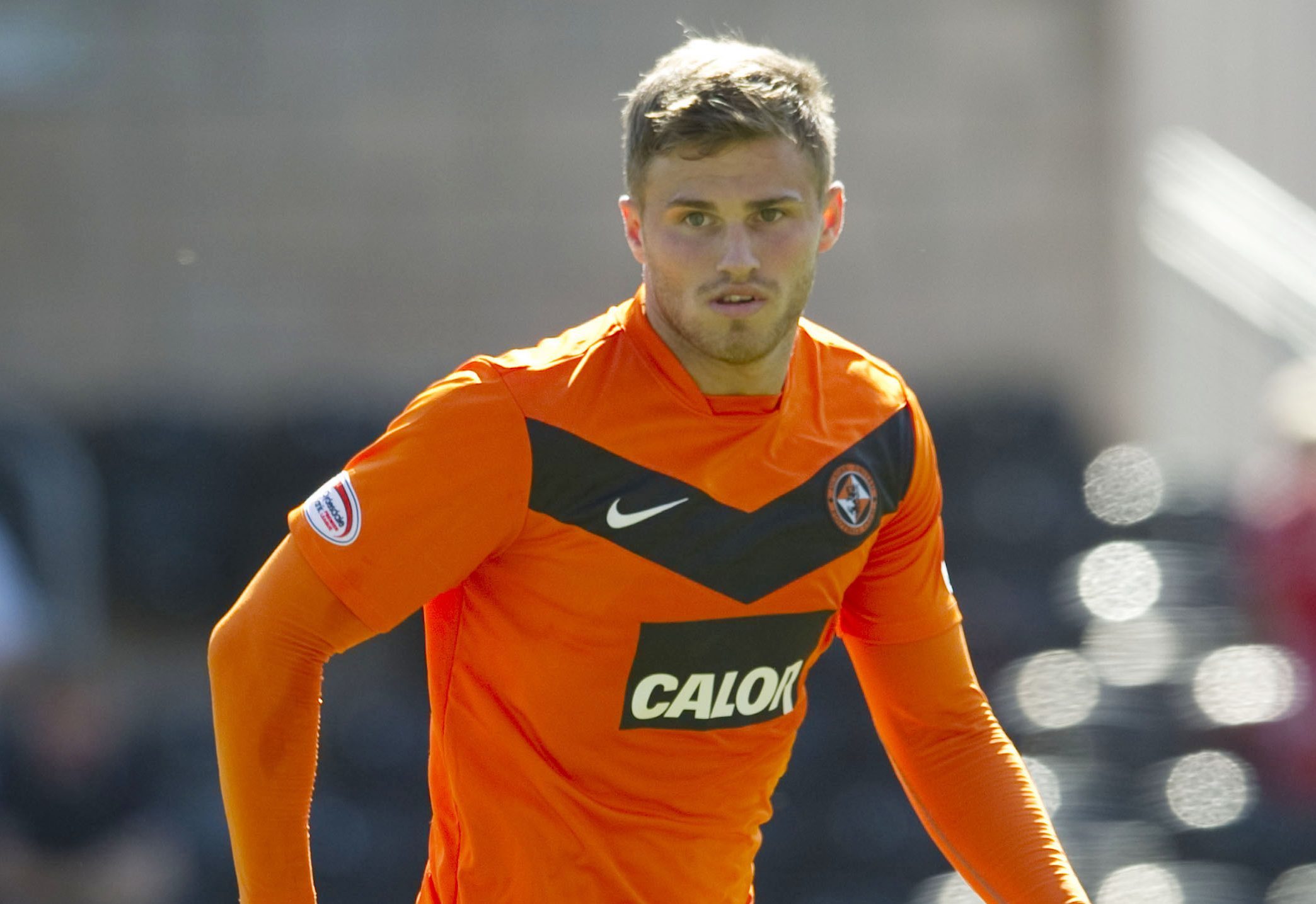 David Goodwillie playing for Dundee  United.