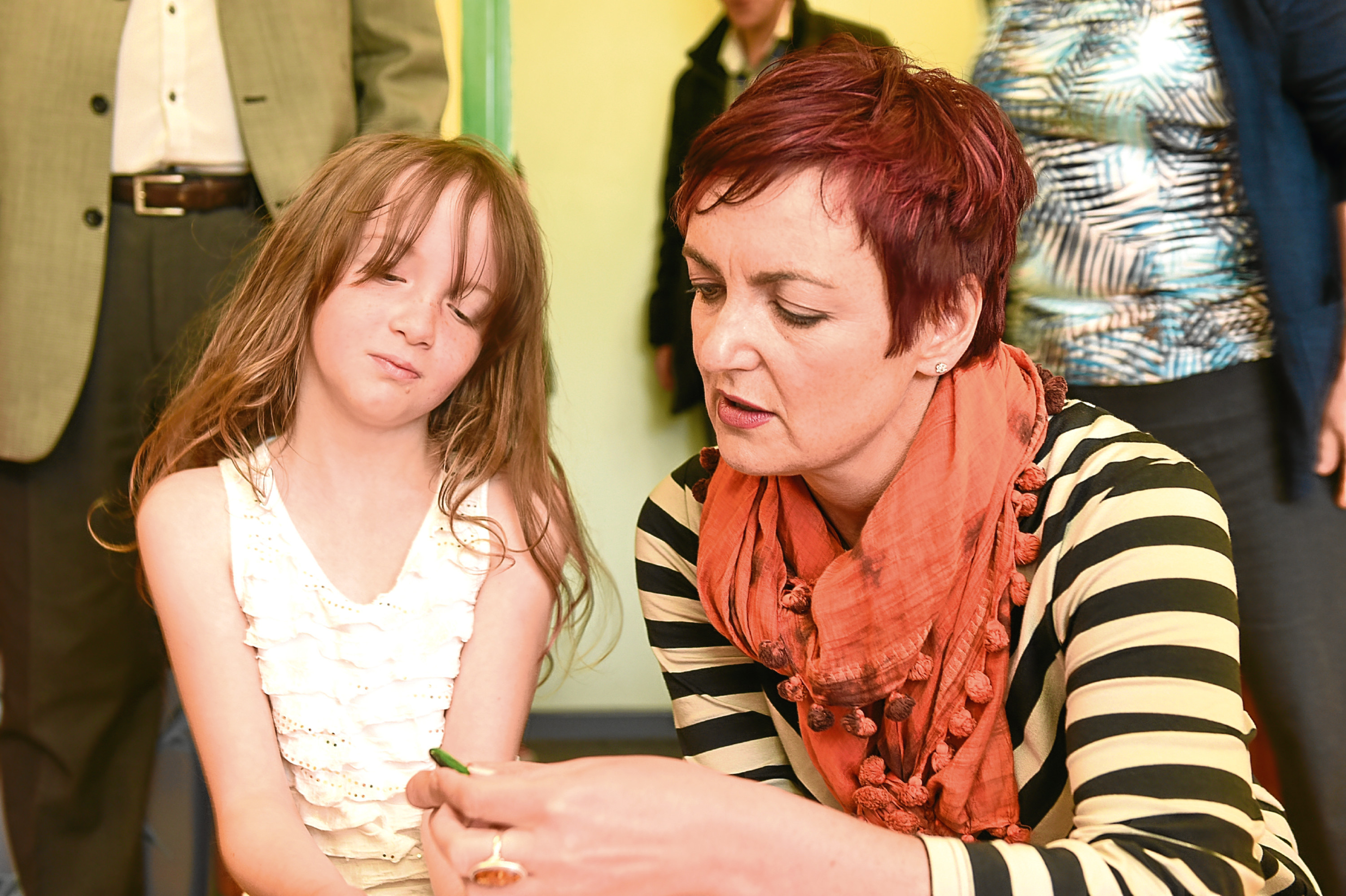 Equalities Secretary Angela Constance at the launch of the Child Poverty Bill consultation.